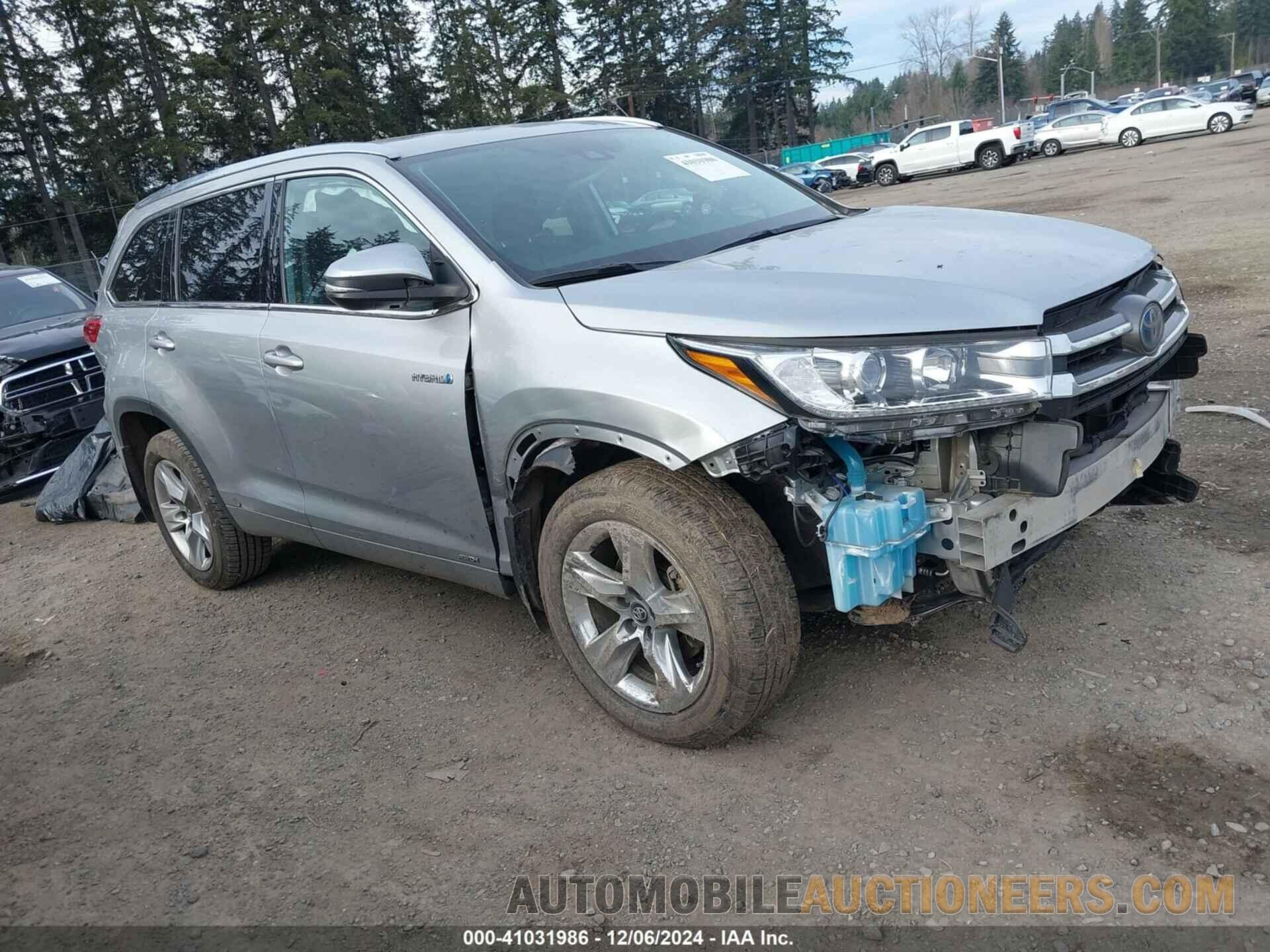 5TDDGRFH1JS046353 TOYOTA HIGHLANDER HYBRID 2018