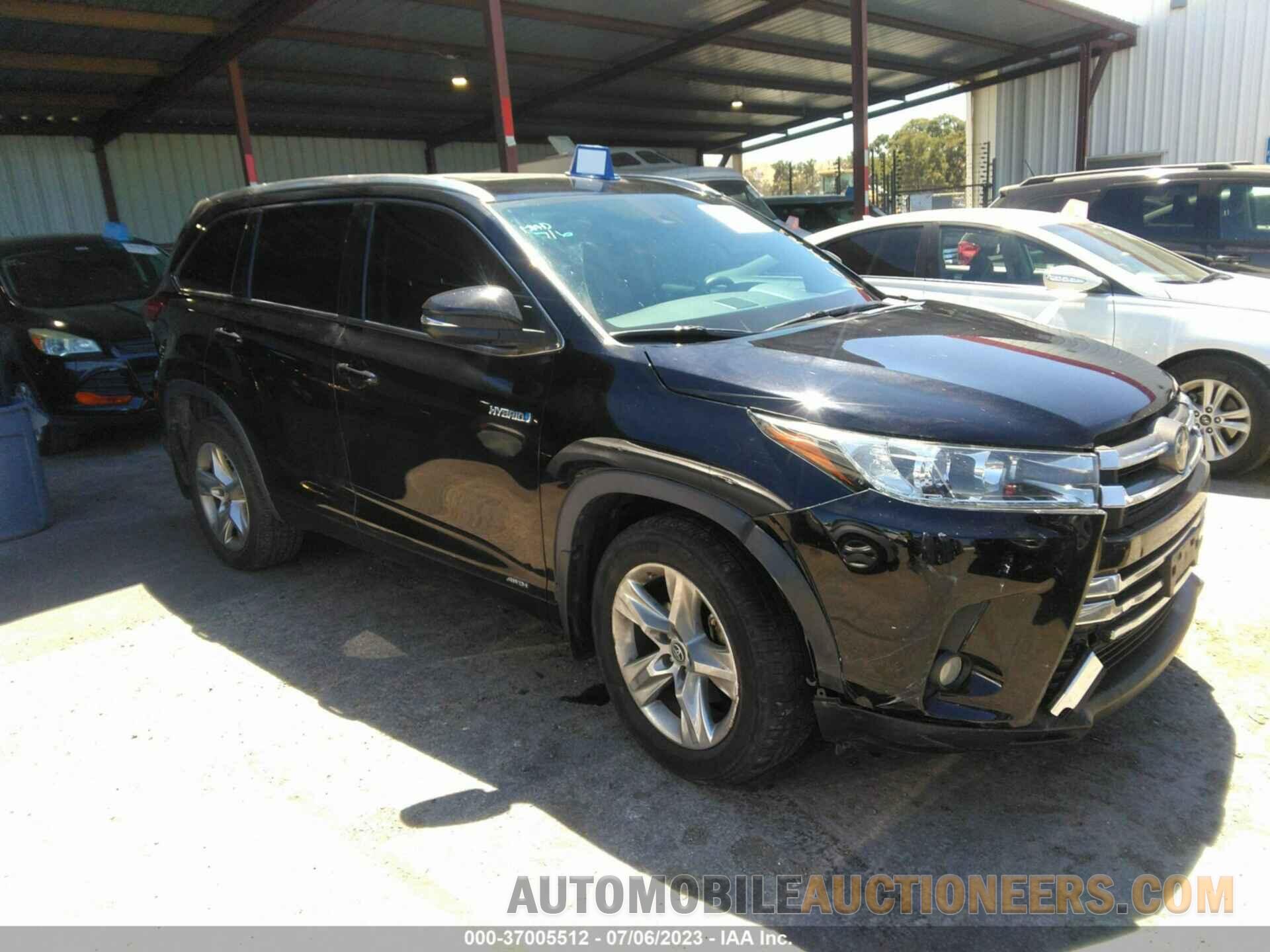 5TDDGRFH1JS050953 TOYOTA HIGHLANDER 2018