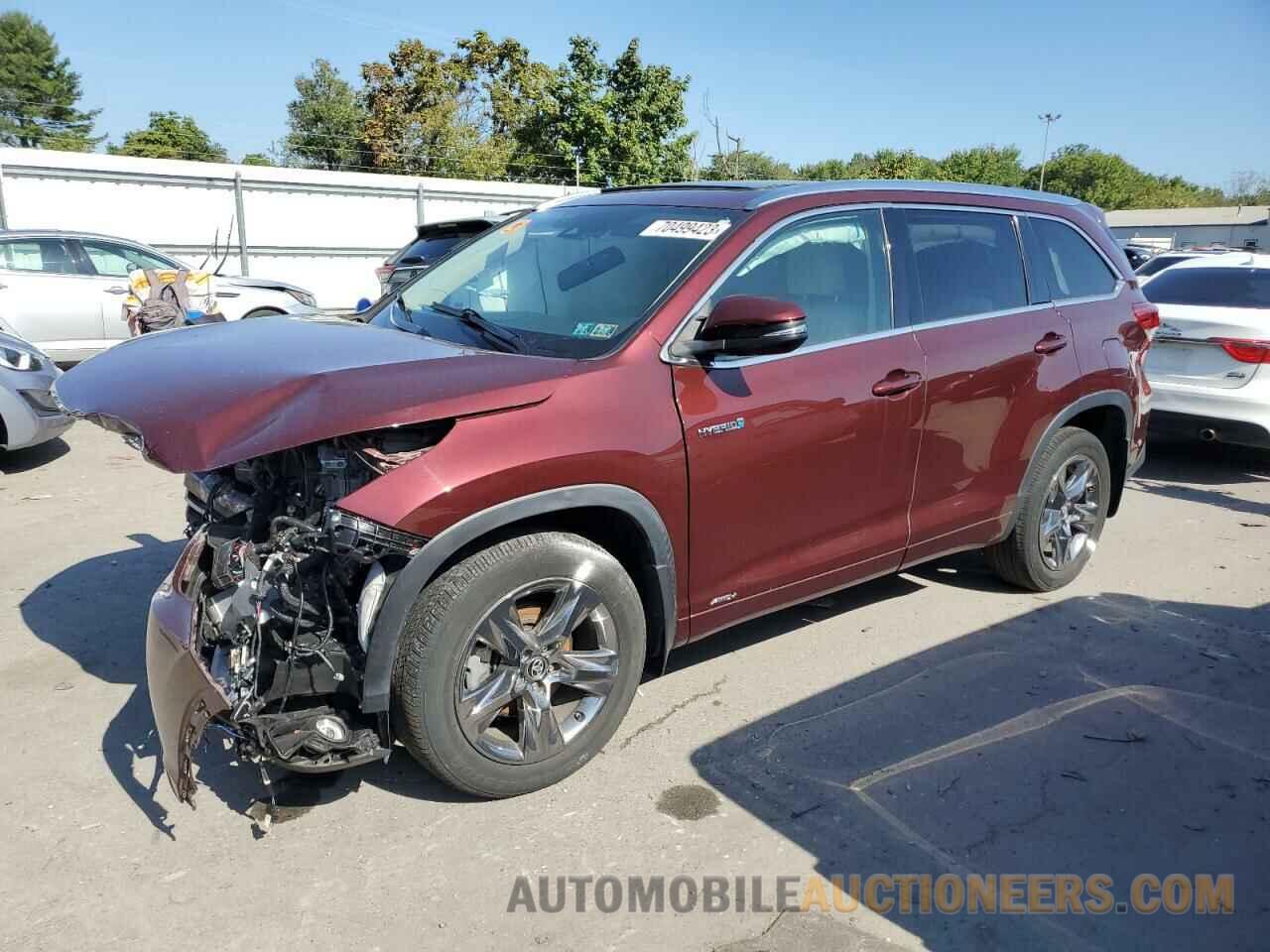 5TDDGRFH1KS074123 TOYOTA HIGHLANDER 2019