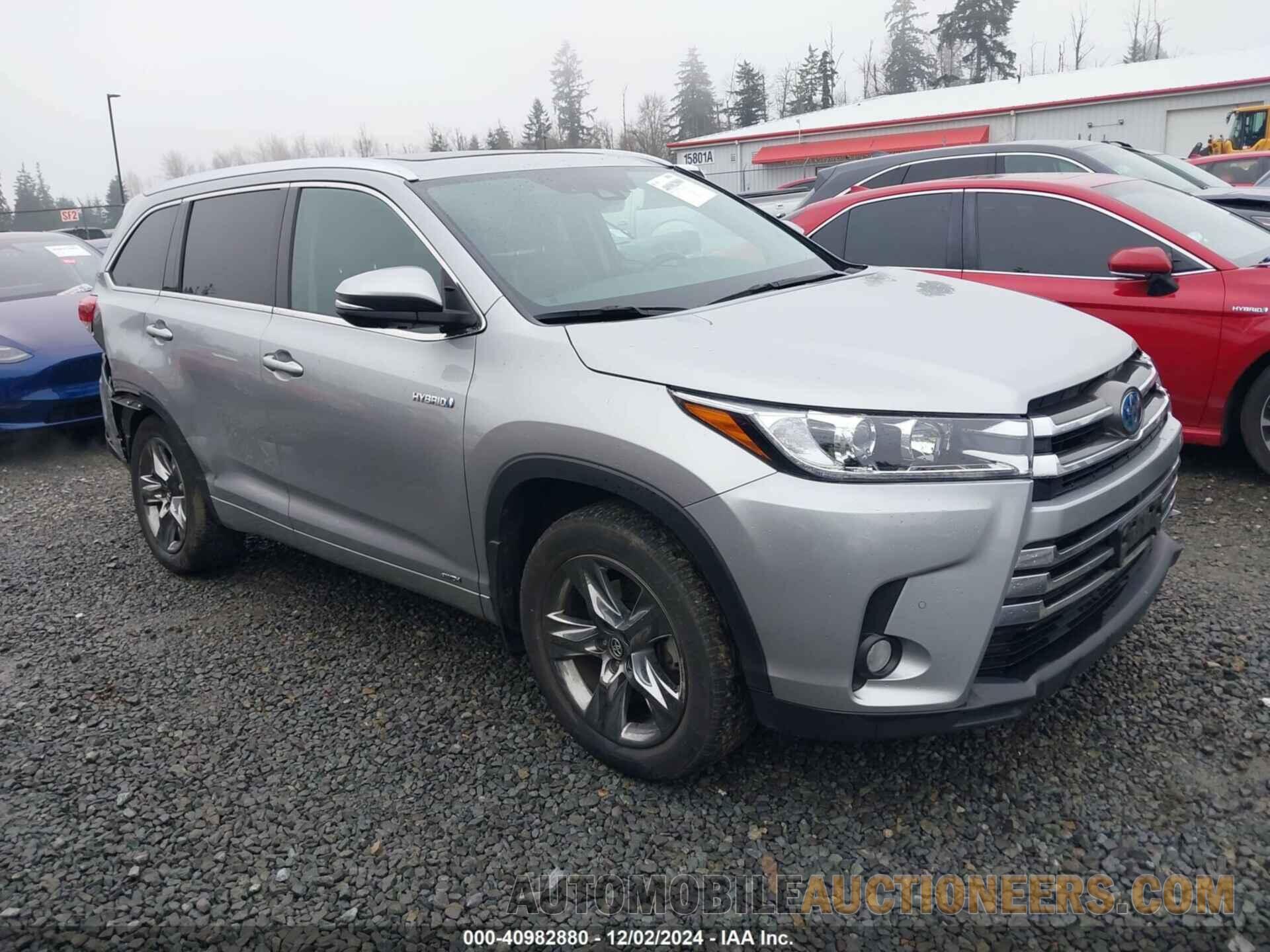 5TDDGRFH2HS022332 TOYOTA HIGHLANDER HYBRID 2017