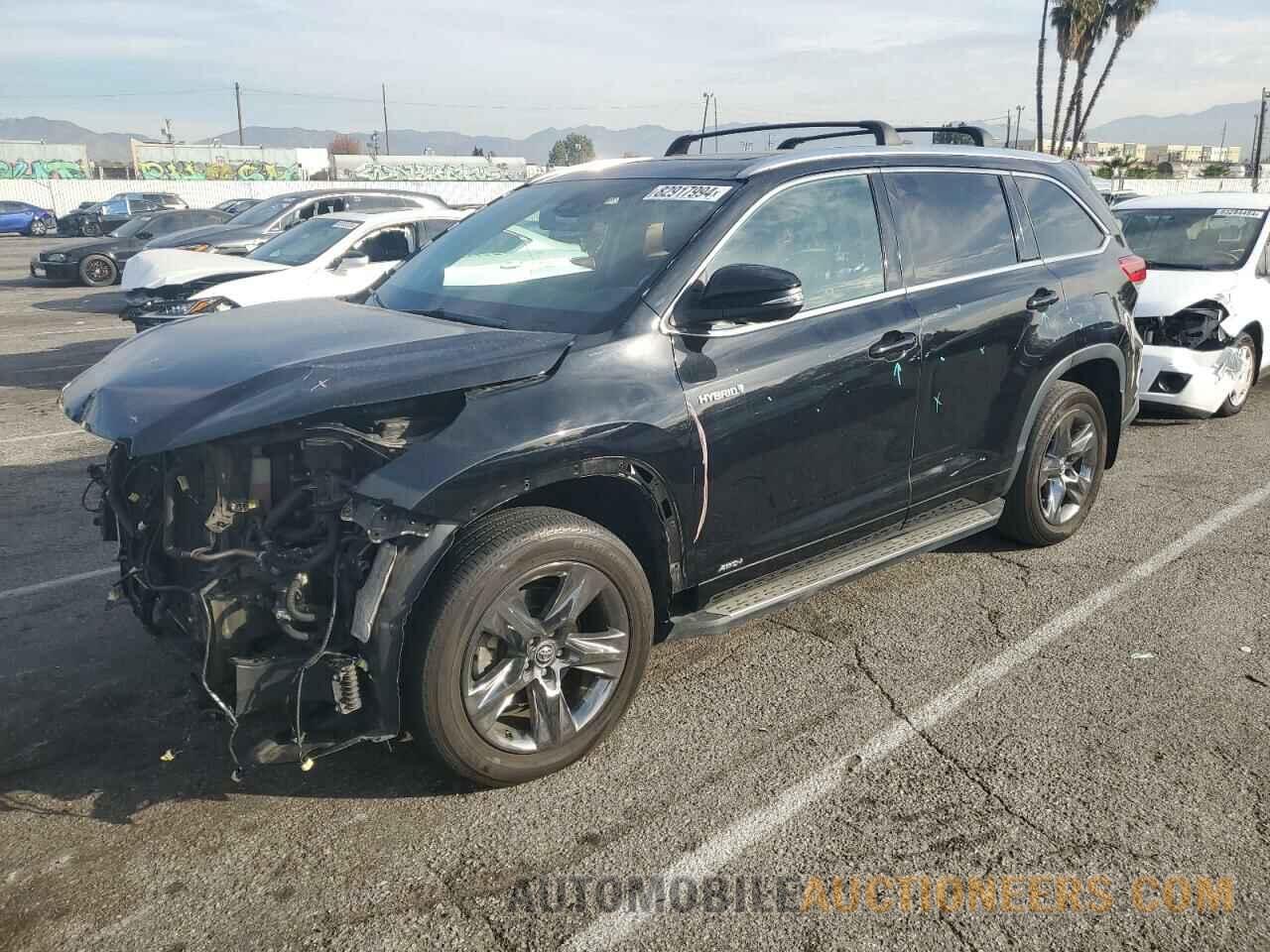 5TDDGRFH2HS025652 TOYOTA HIGHLANDER 2017