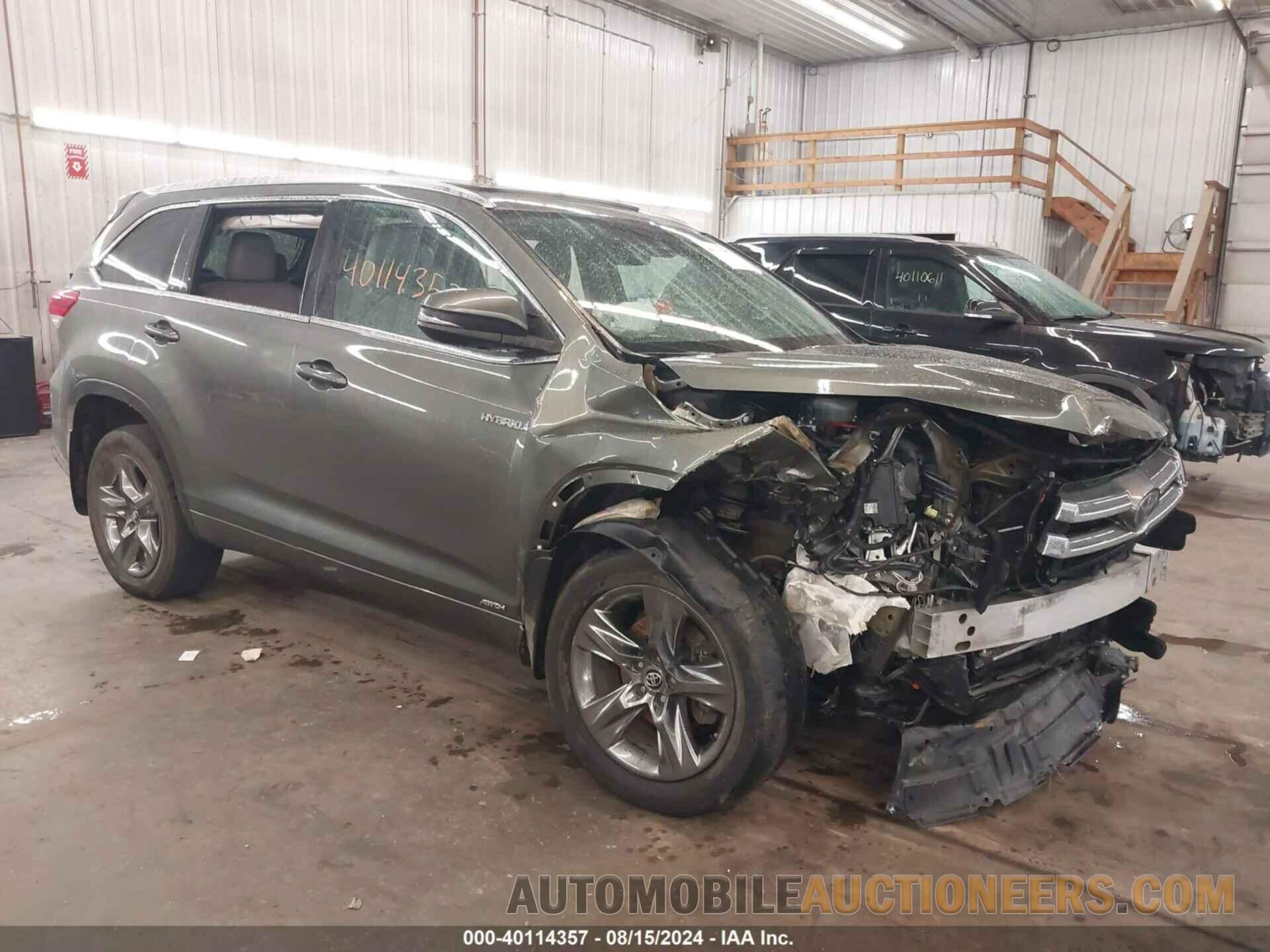 5TDDGRFH2HS030057 TOYOTA HIGHLANDER 2017