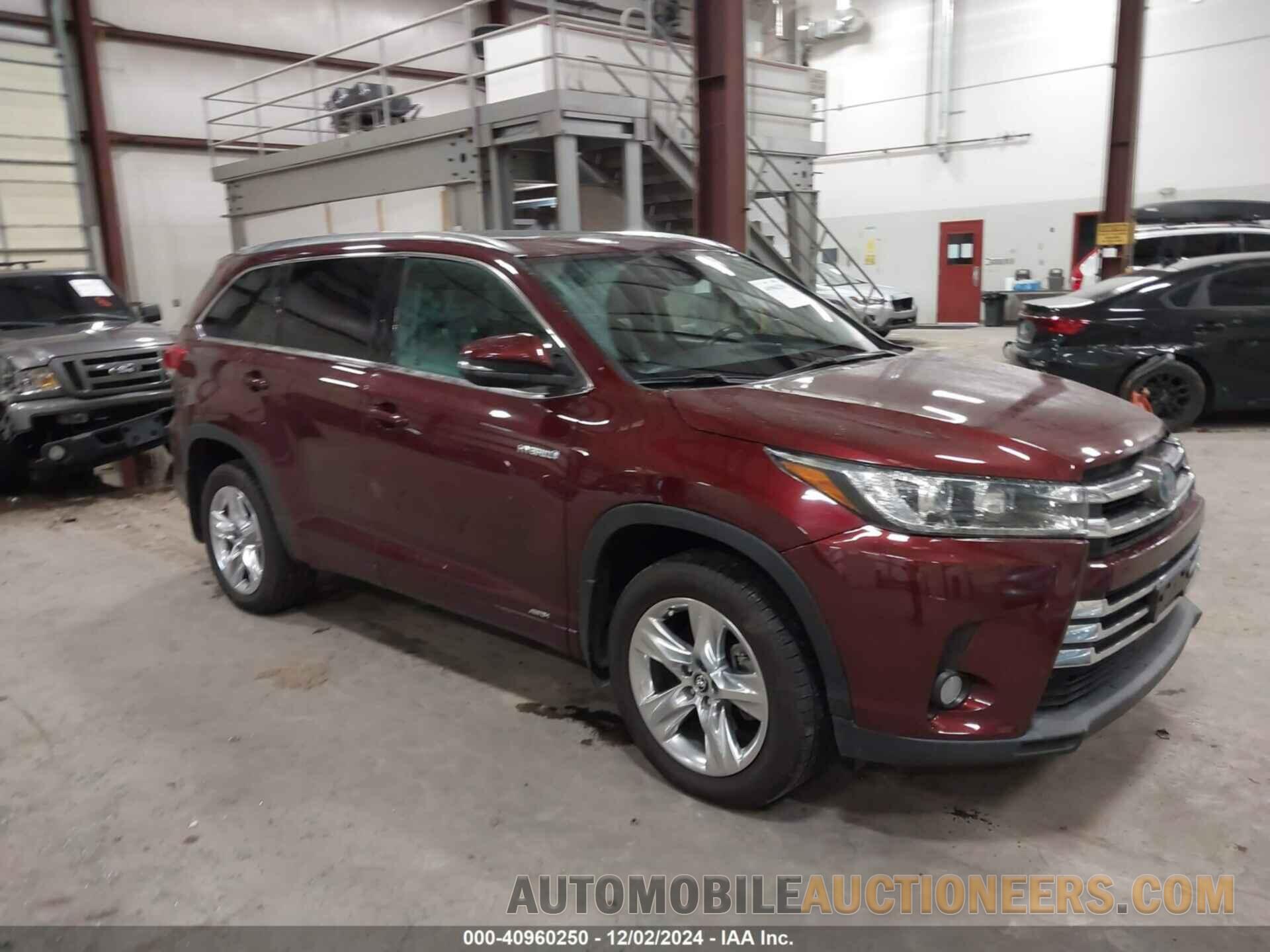 5TDDGRFH2JS043896 TOYOTA HIGHLANDER HYBRID 2018