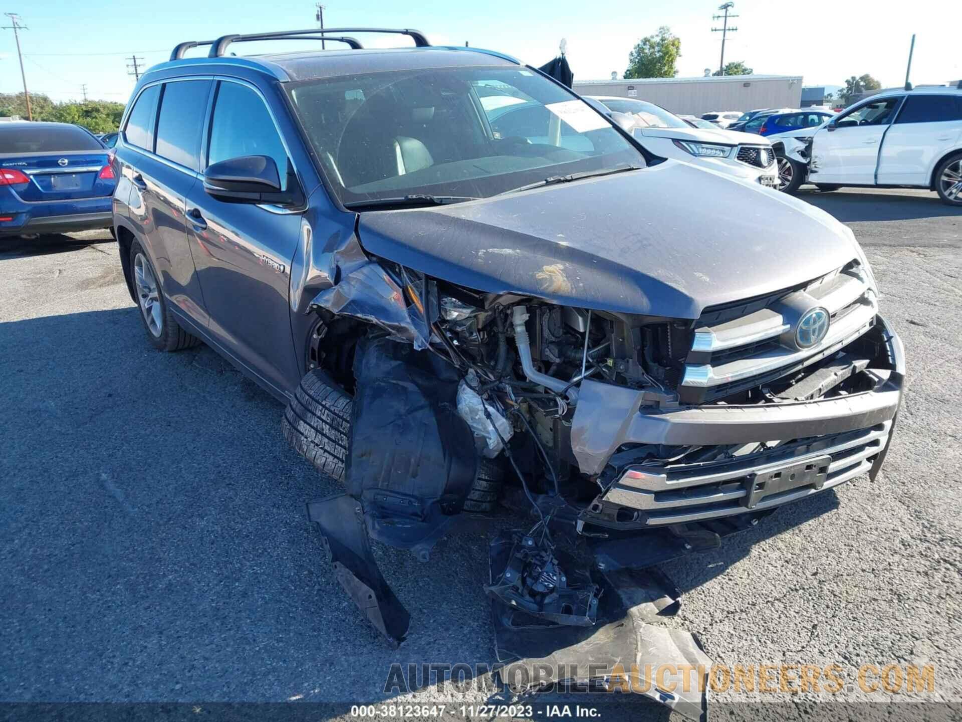 5TDDGRFH2KS057637 TOYOTA HIGHLANDER 2019