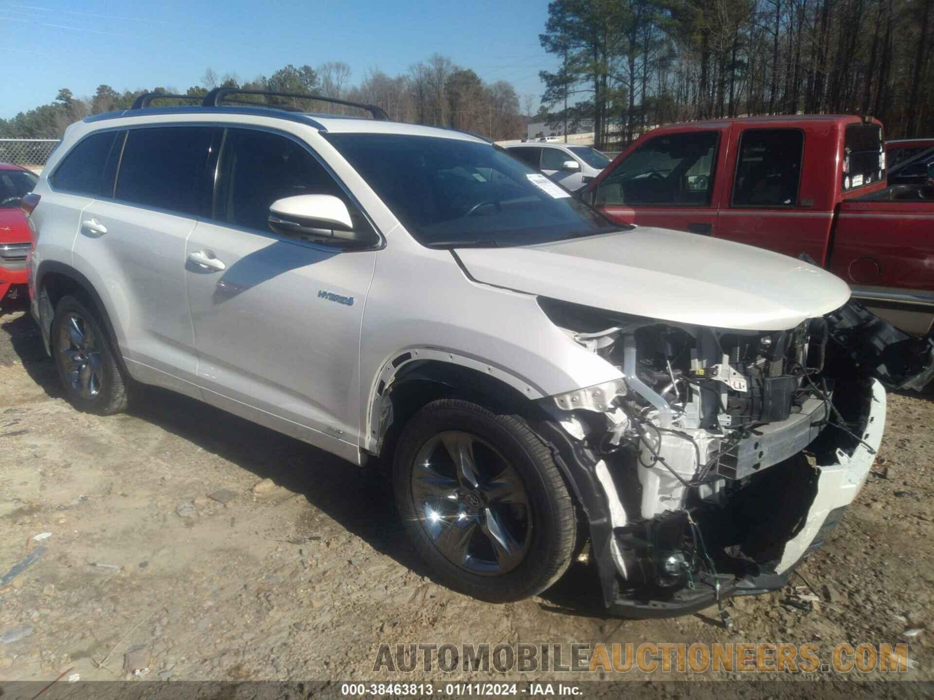 5TDDGRFH2KS062918 TOYOTA HIGHLANDER HYBRID 2019