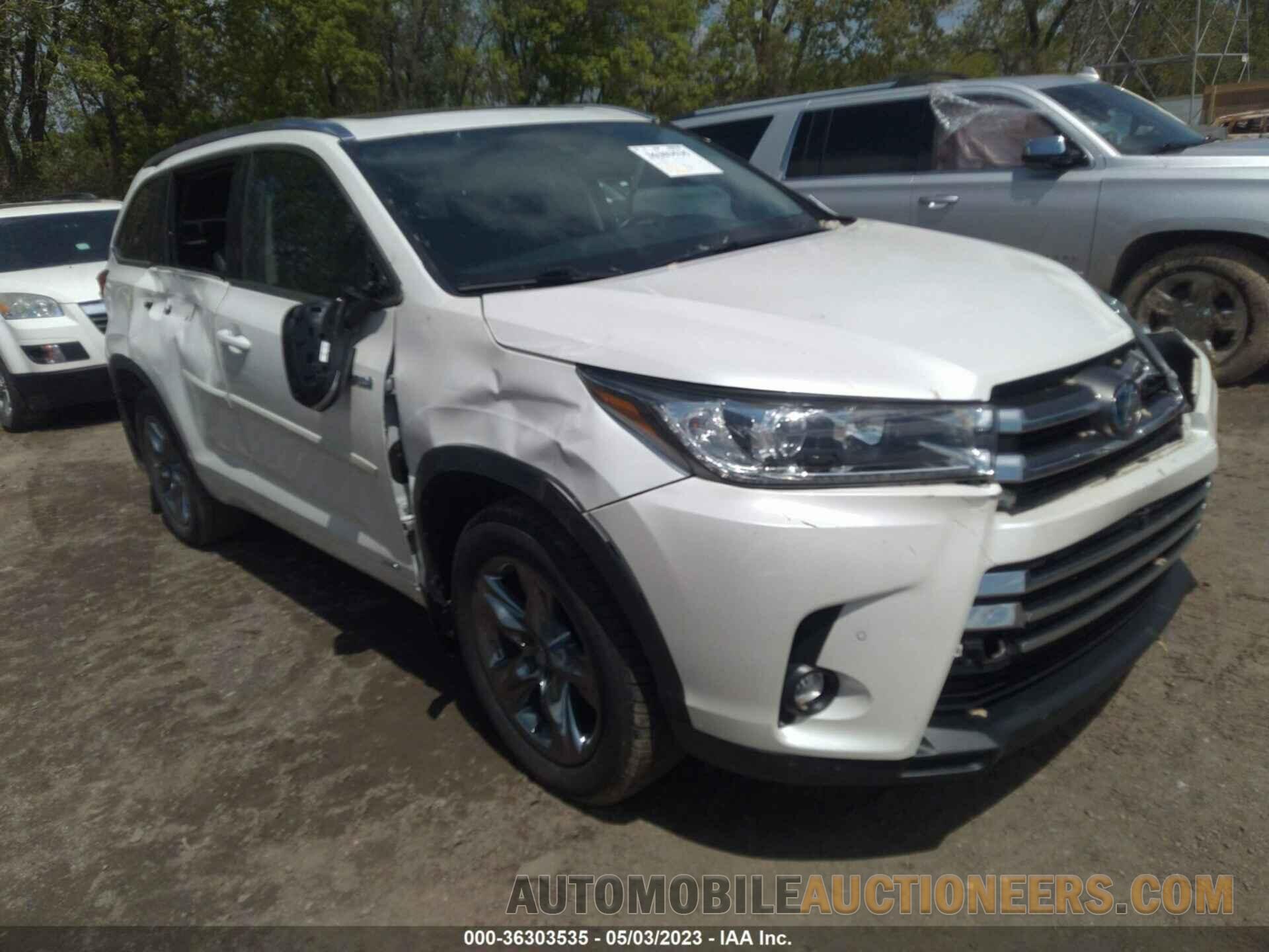 5TDDGRFH2KS066998 TOYOTA HIGHLANDER 2019