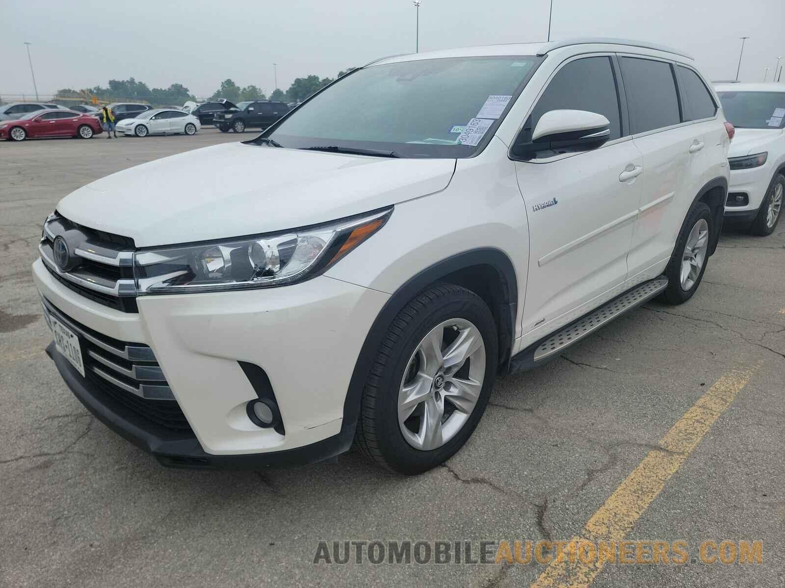 5TDDGRFH3HS027488 Toyota Highlander Hybrid 2017