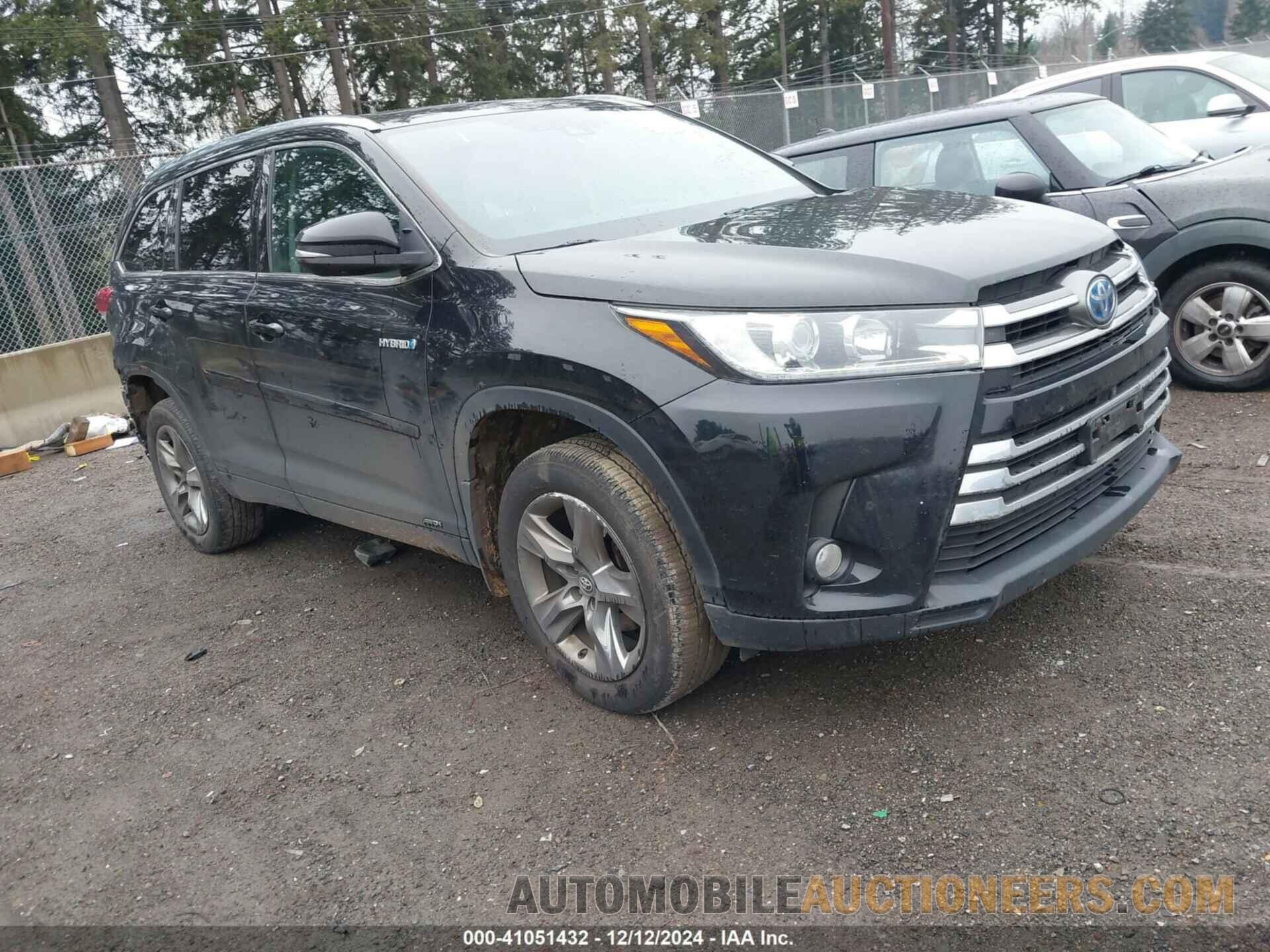 5TDDGRFH3HS029984 TOYOTA HIGHLANDER HYBRID 2017