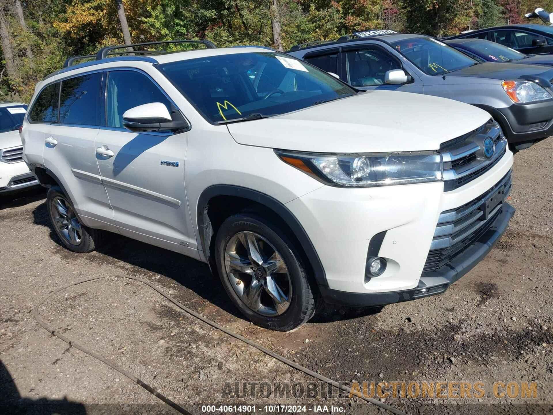 5TDDGRFH3KS052320 TOYOTA HIGHLANDER HYBRID 2019