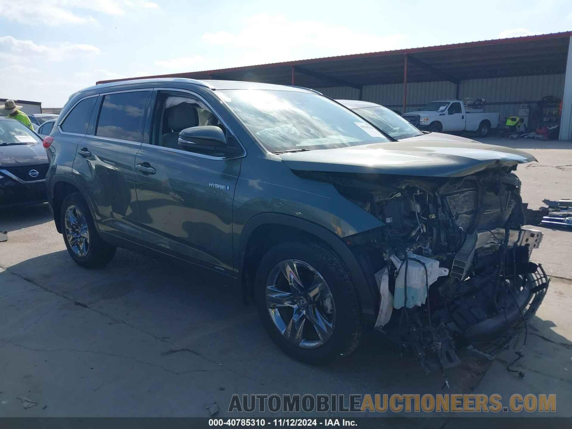 5TDDGRFH3KS059610 TOYOTA HIGHLANDER 2019