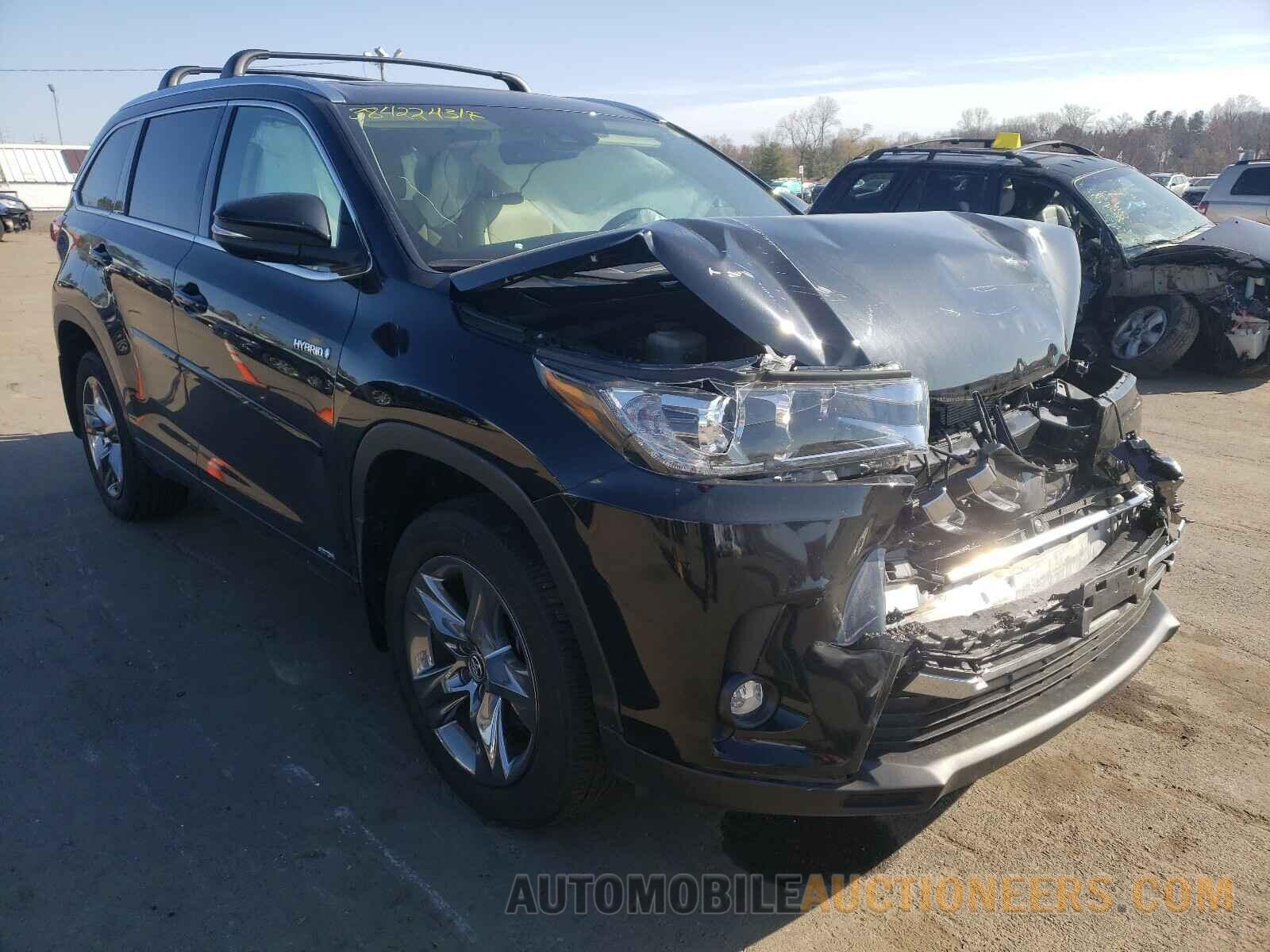 5TDDGRFH3KS070073 TOYOTA HIGHLANDER 2019