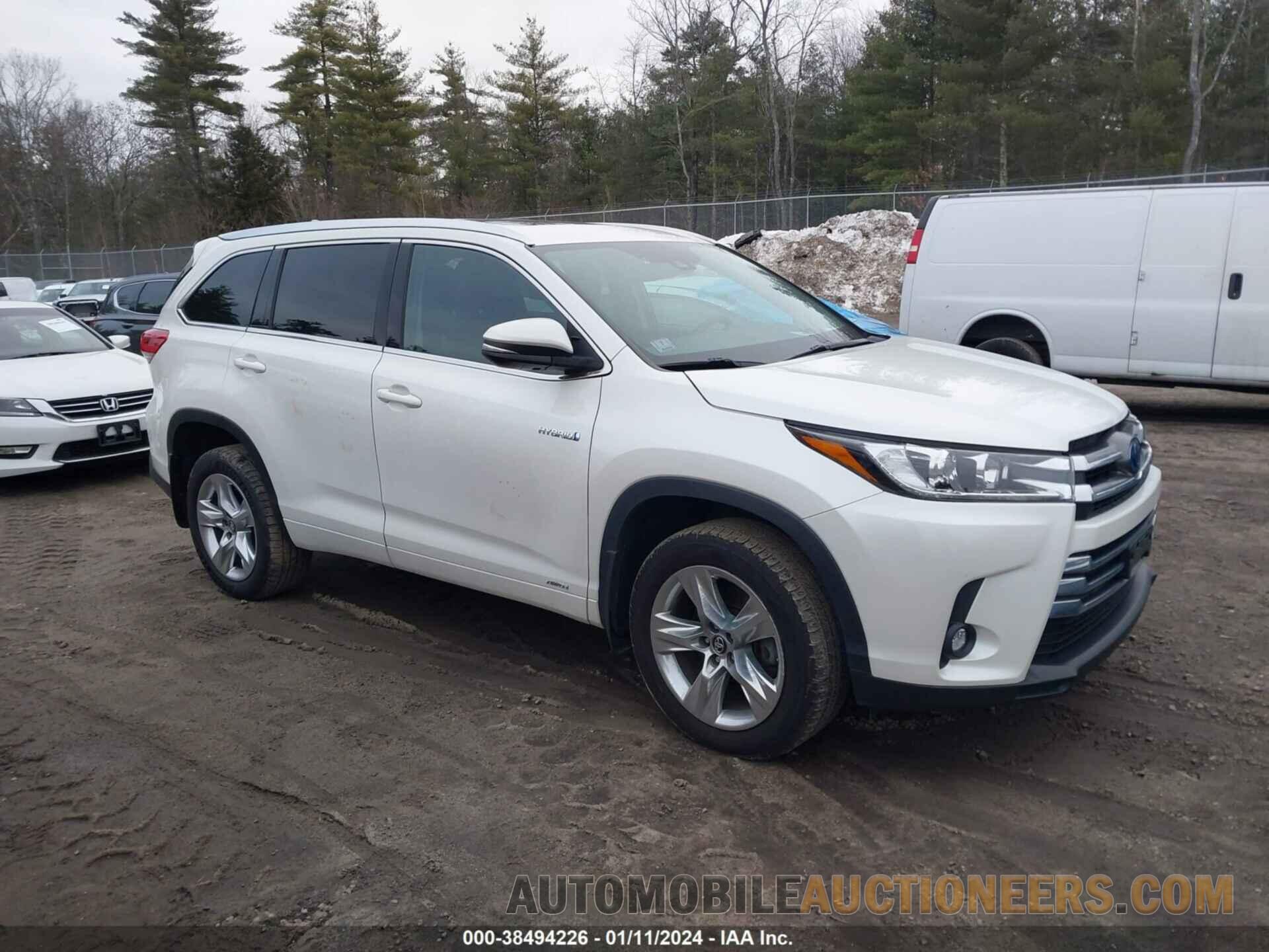 5TDDGRFH3KS077606 TOYOTA HIGHLANDER HYBRID 2019