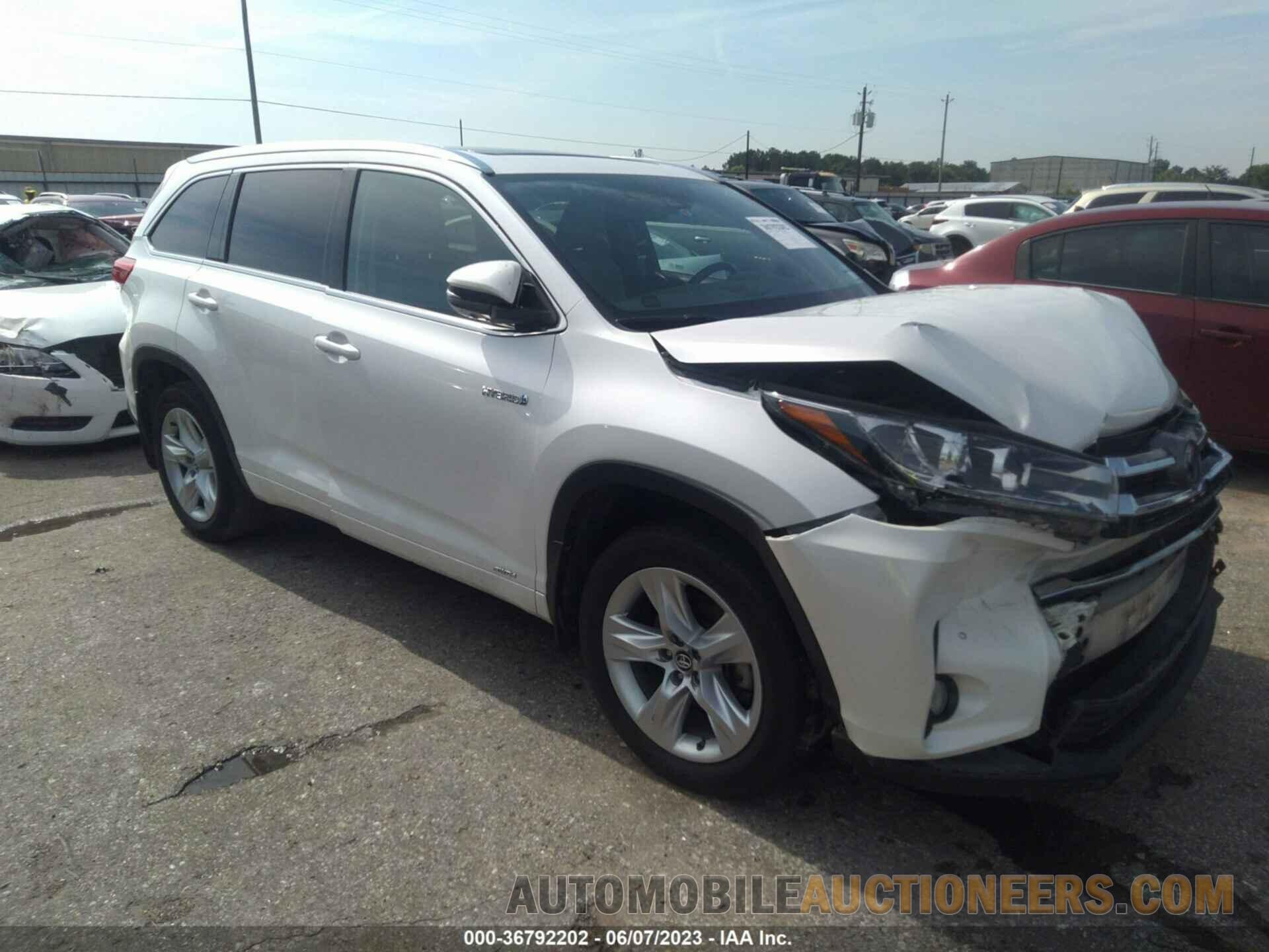 5TDDGRFH4JS045133 TOYOTA HIGHLANDER 2018