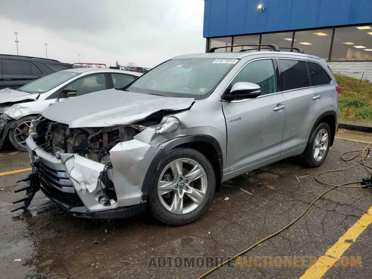 5TDDGRFH4JS050395 TOYOTA HIGHLANDER 2018