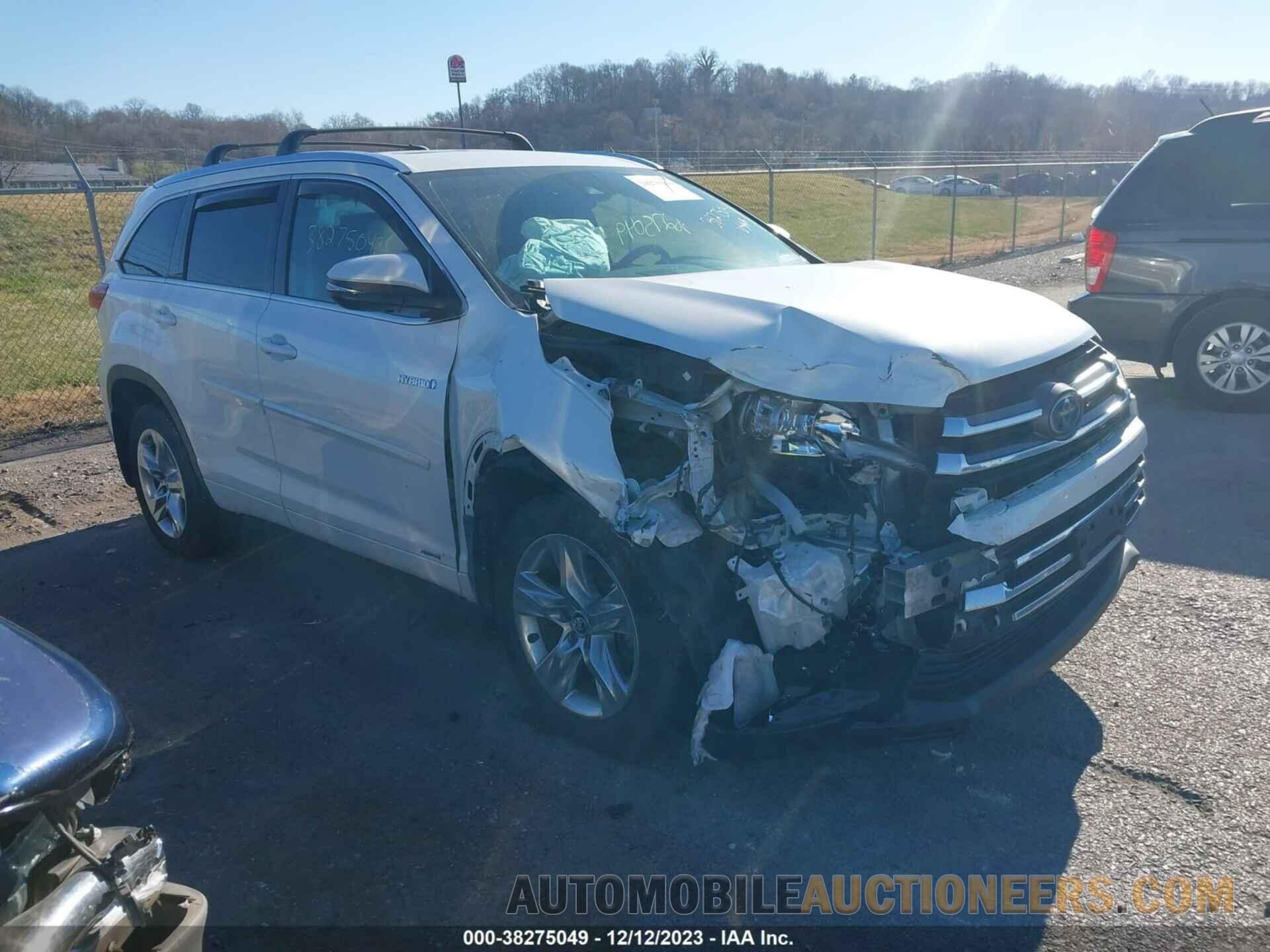 5TDDGRFH5KS063674 TOYOTA HIGHLANDER HYBRID 2019