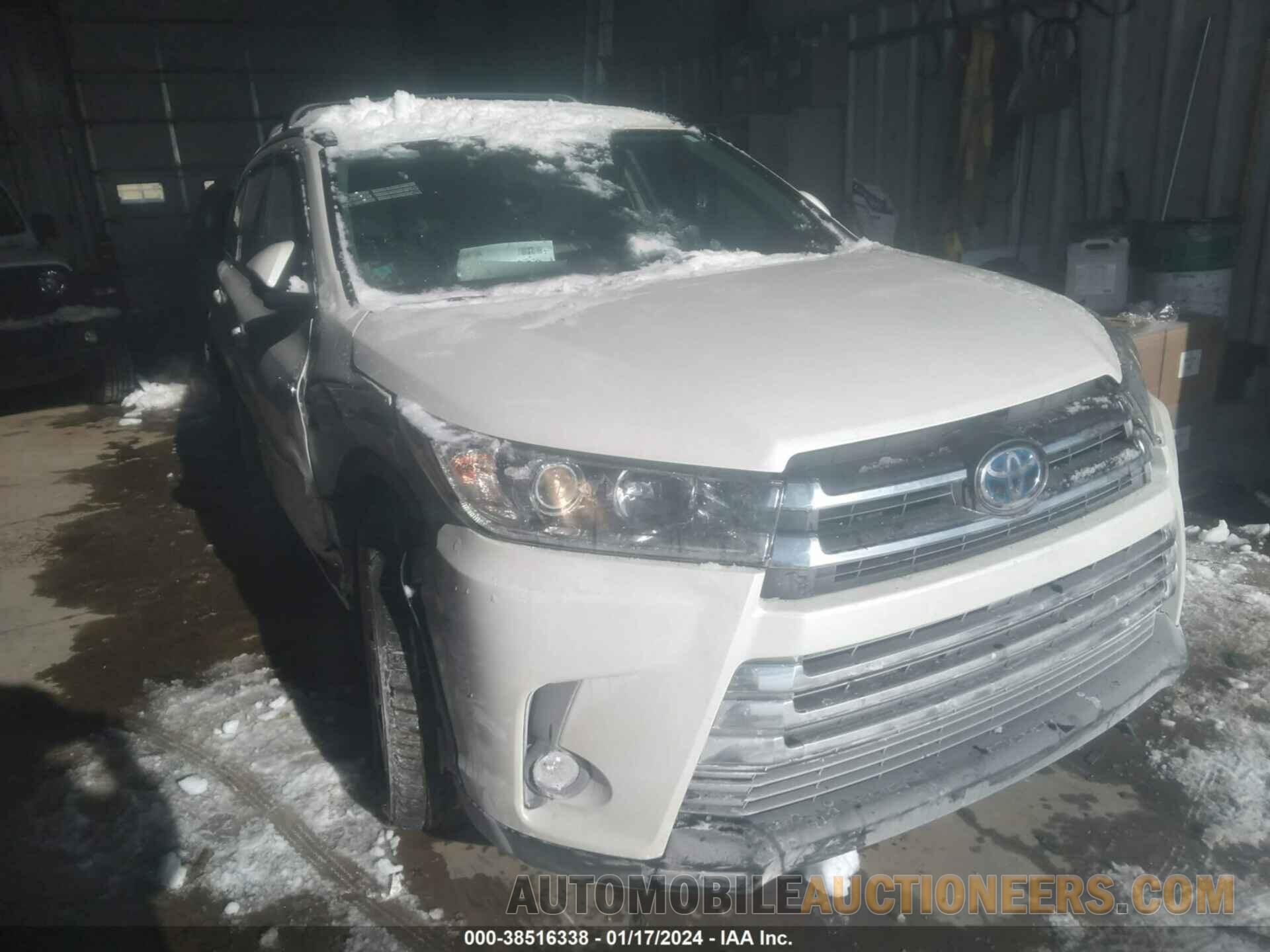 5TDDGRFH5KS066283 TOYOTA HIGHLANDER HYBRID 2019