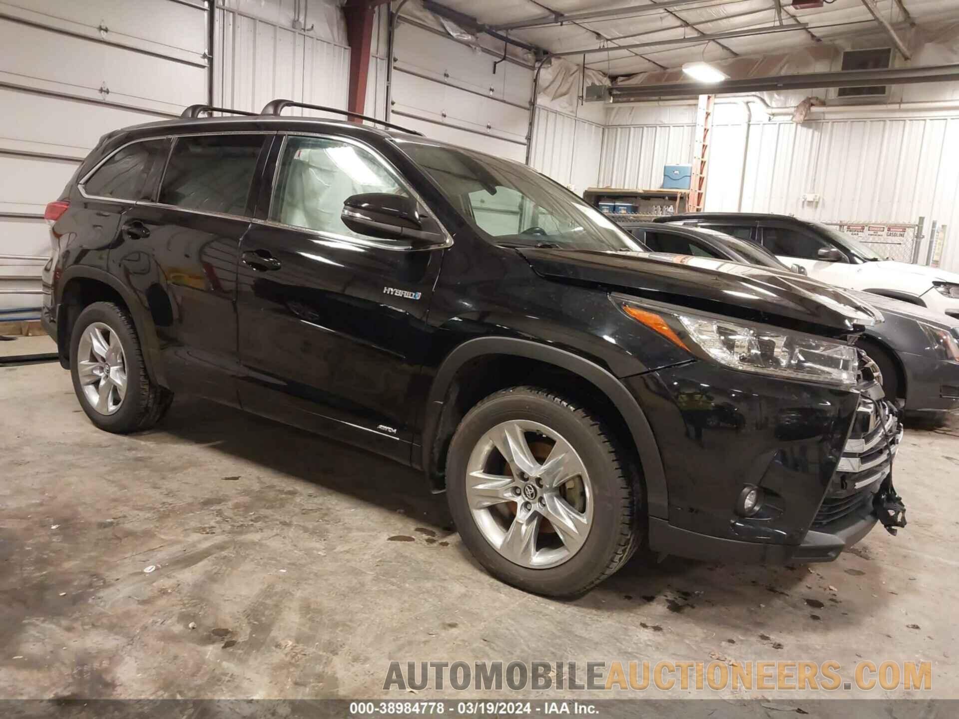 5TDDGRFH5KS068129 TOYOTA HIGHLANDER HYBRID 2019