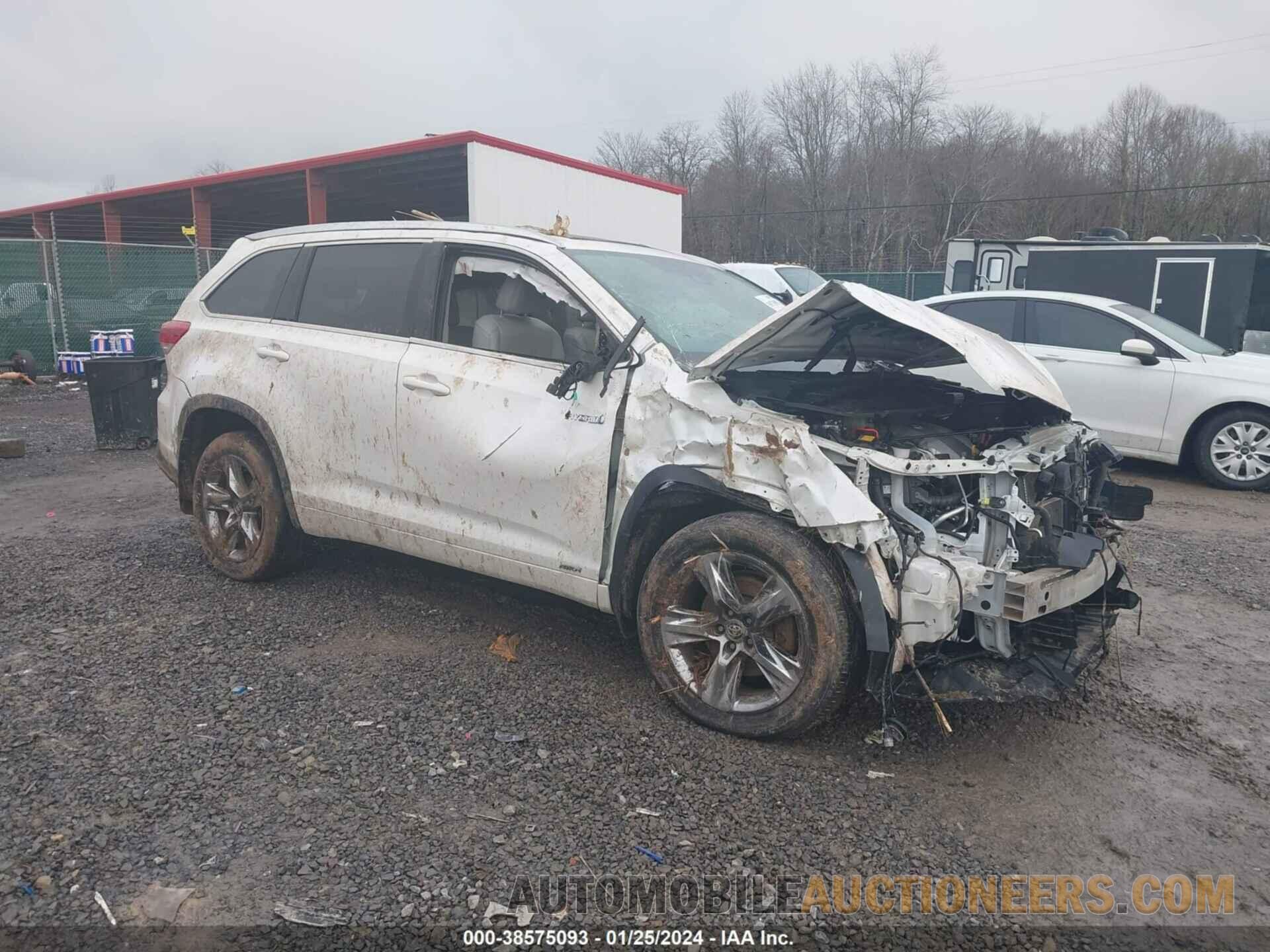 5TDDGRFH5KS073511 TOYOTA HIGHLANDER HYBRID 2019