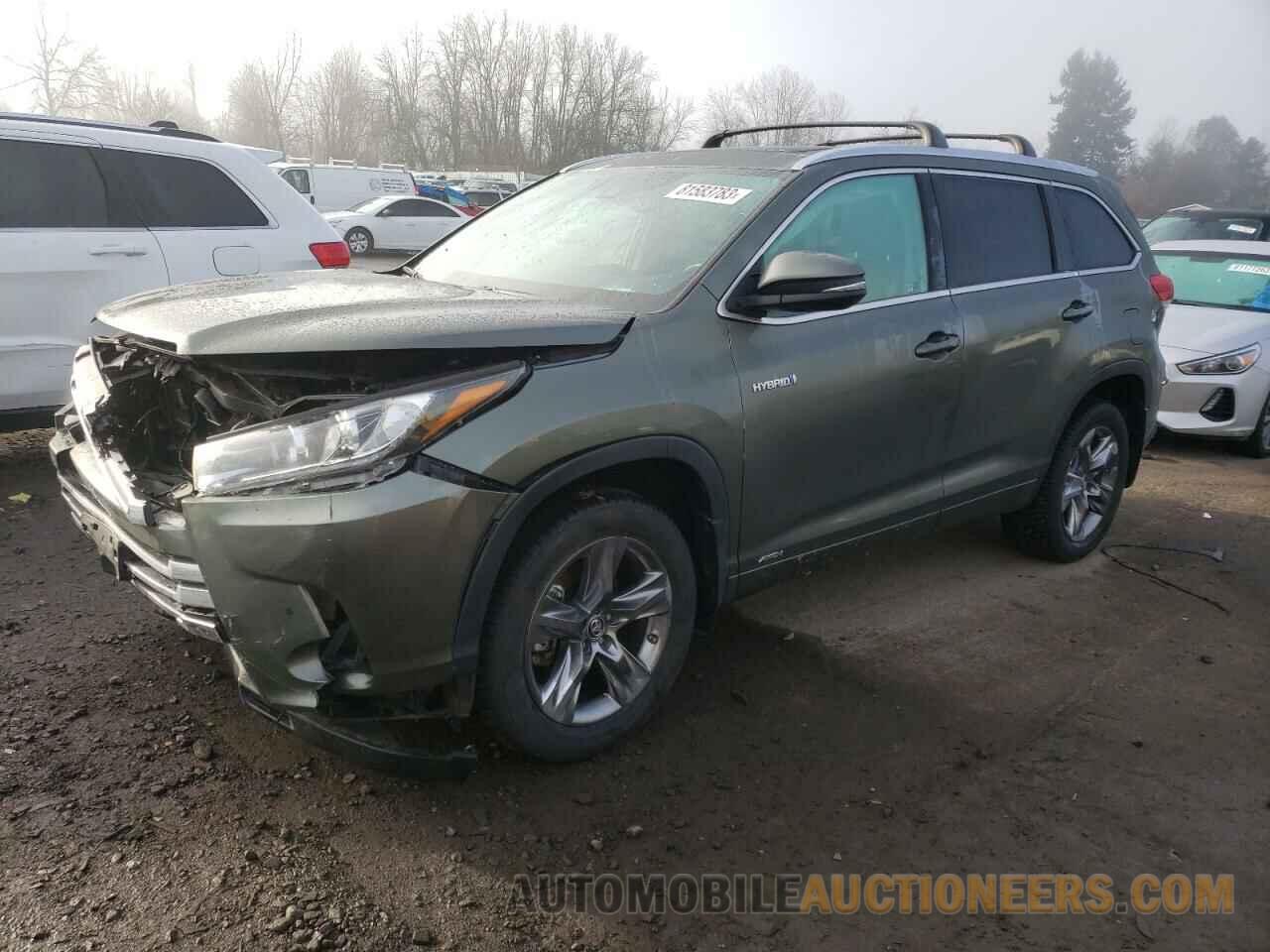 5TDDGRFH5KS077199 TOYOTA HIGHLANDER 2019