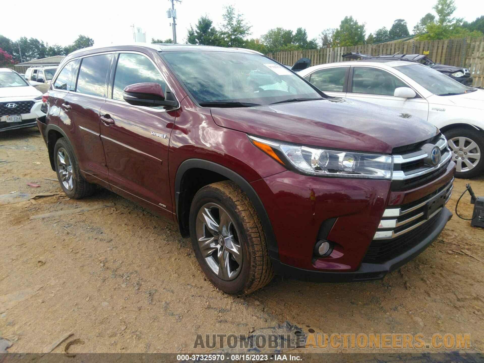 5TDDGRFH6HS034256 TOYOTA HIGHLANDER 2017