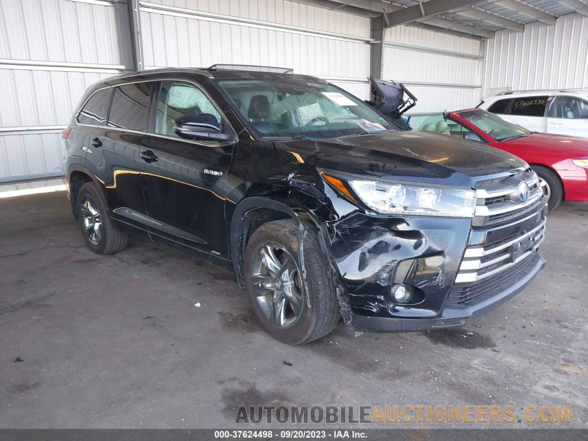 5TDDGRFH6KS061898 TOYOTA HIGHLANDER 2019