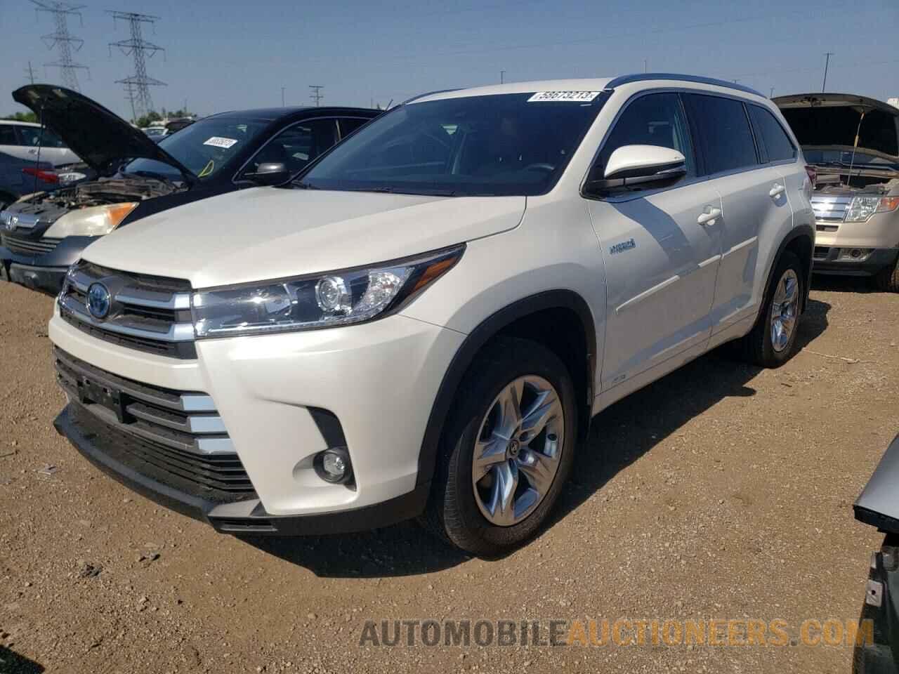 5TDDGRFH6KS062906 TOYOTA HIGHLANDER 2019