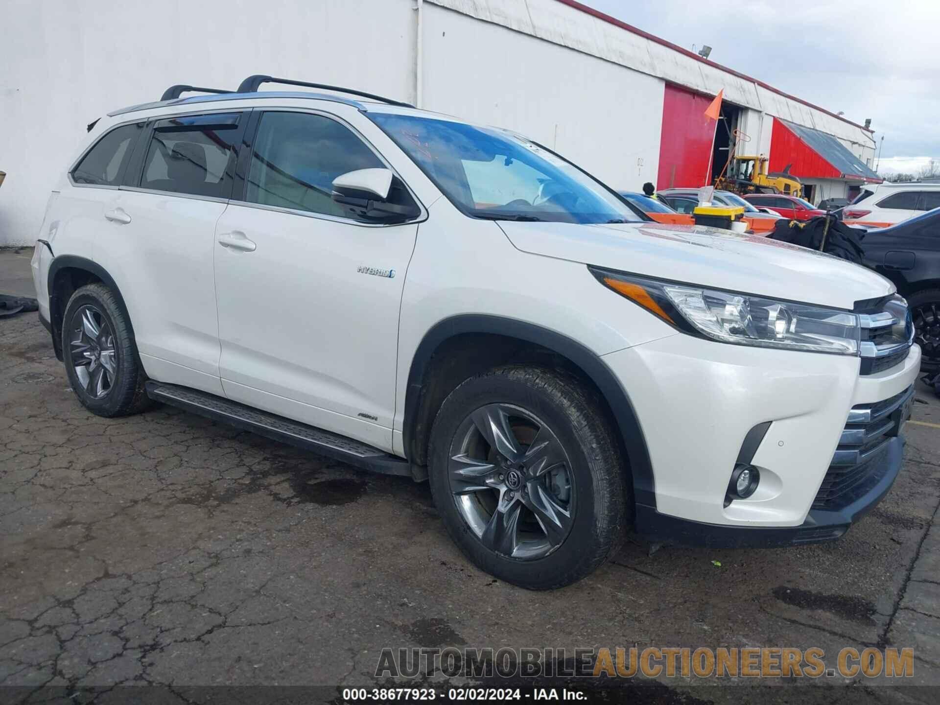 5TDDGRFH6KS063974 TOYOTA HIGHLANDER HYBRID 2019