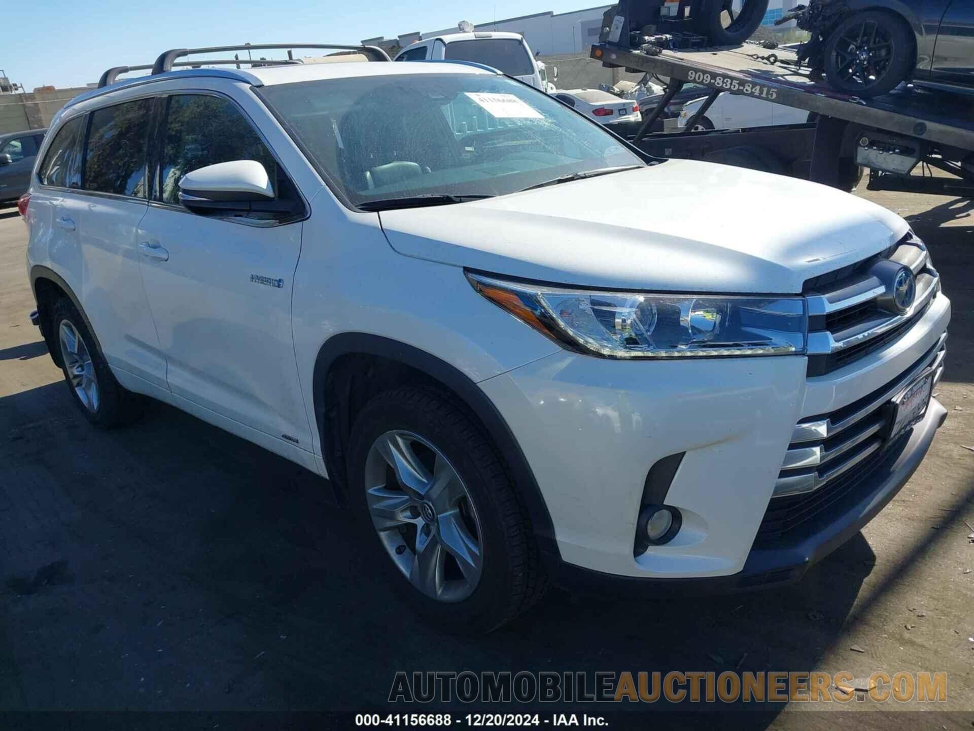 5TDDGRFH7HS028806 TOYOTA HIGHLANDER HYBRID 2017