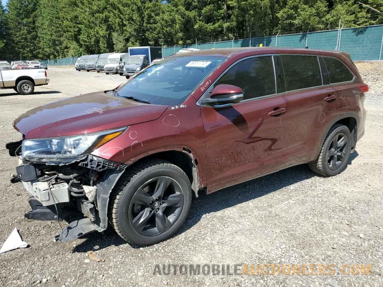 5TDDGRFH7JS037110 TOYOTA HIGHLANDER 2018