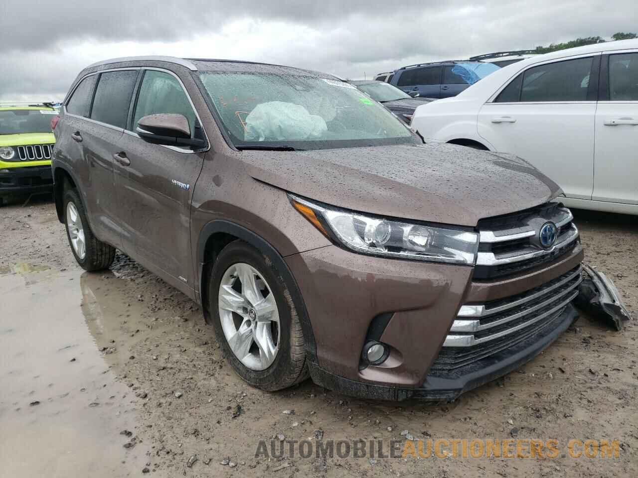 5TDDGRFH7JS037964 TOYOTA HIGHLANDER 2018