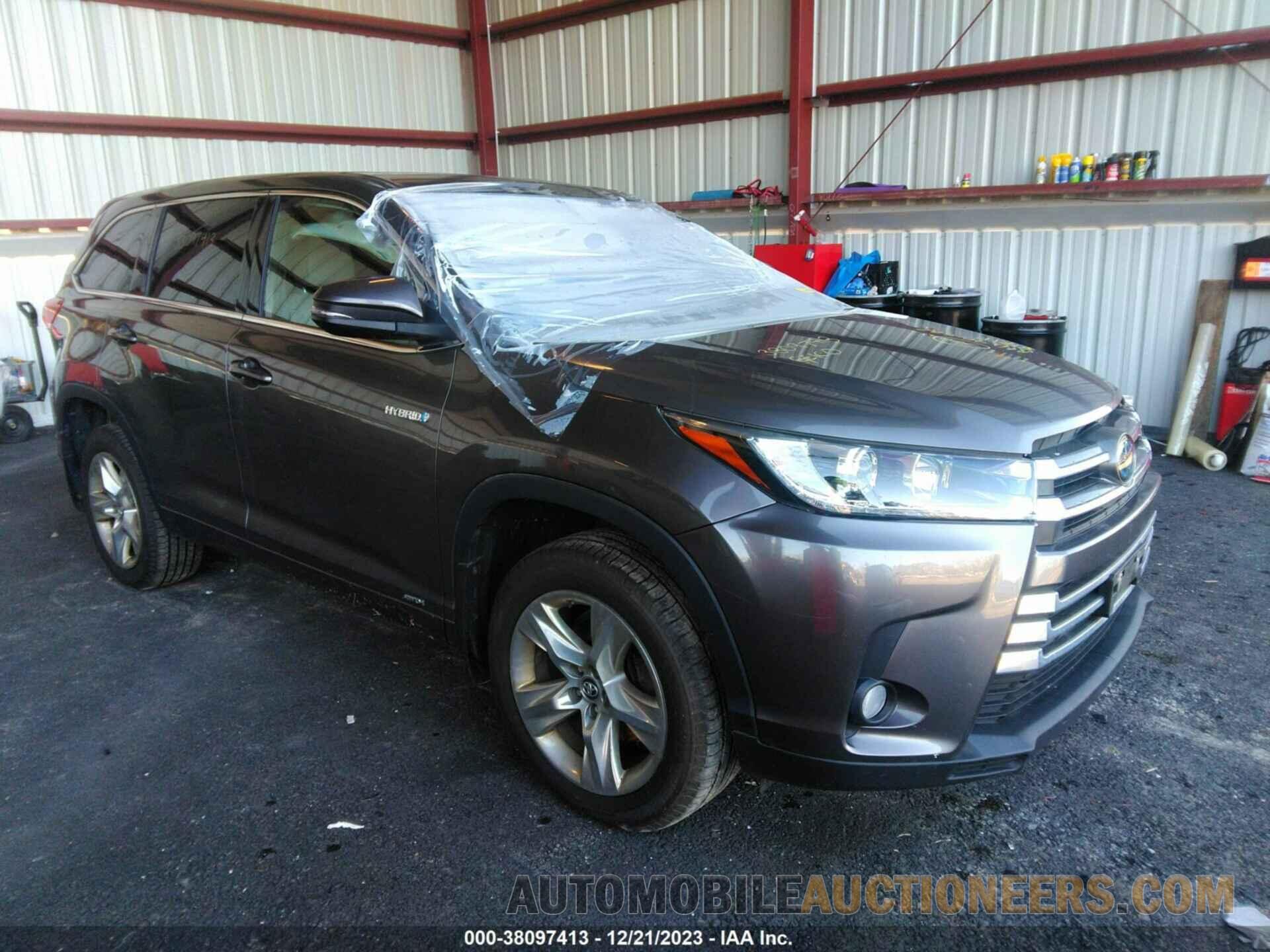 5TDDGRFH7JS047877 TOYOTA HIGHLANDER HYBRID 2018