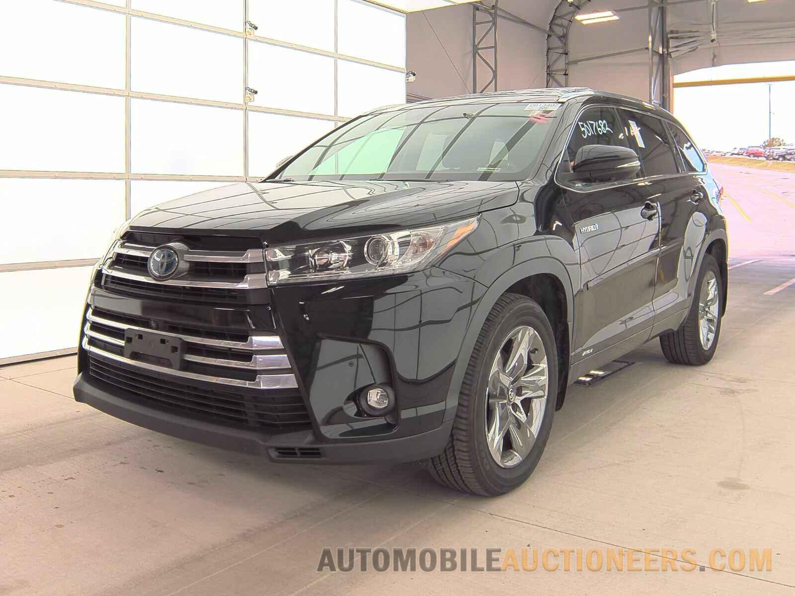 5TDDGRFH7KS060985 Toyota Highlander Hybrid 2019