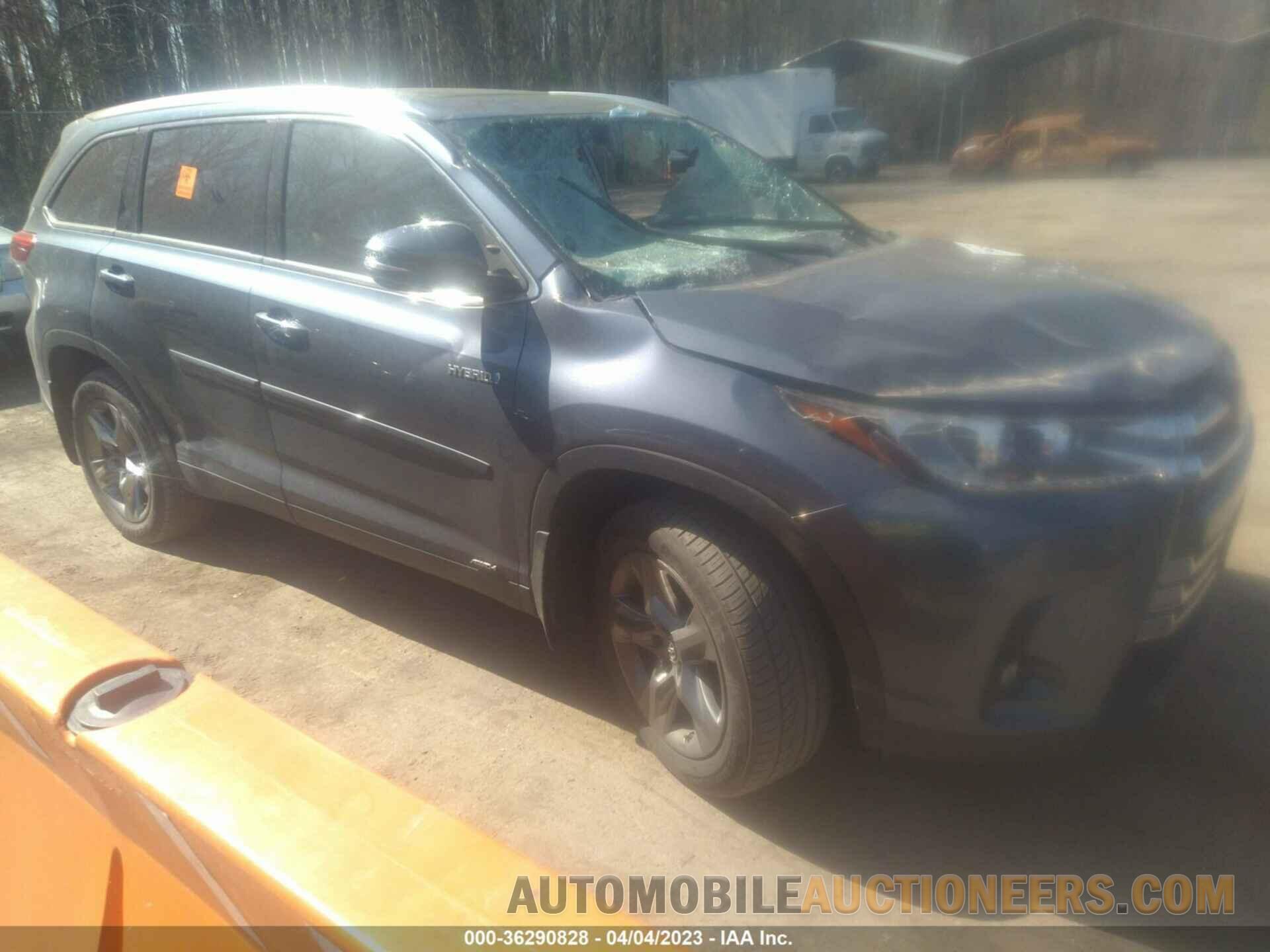 5TDDGRFH7KS061585 TOYOTA HIGHLANDER 2019