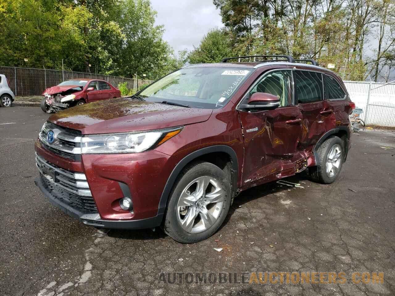 5TDDGRFH7KS065801 TOYOTA HIGHLANDER 2019