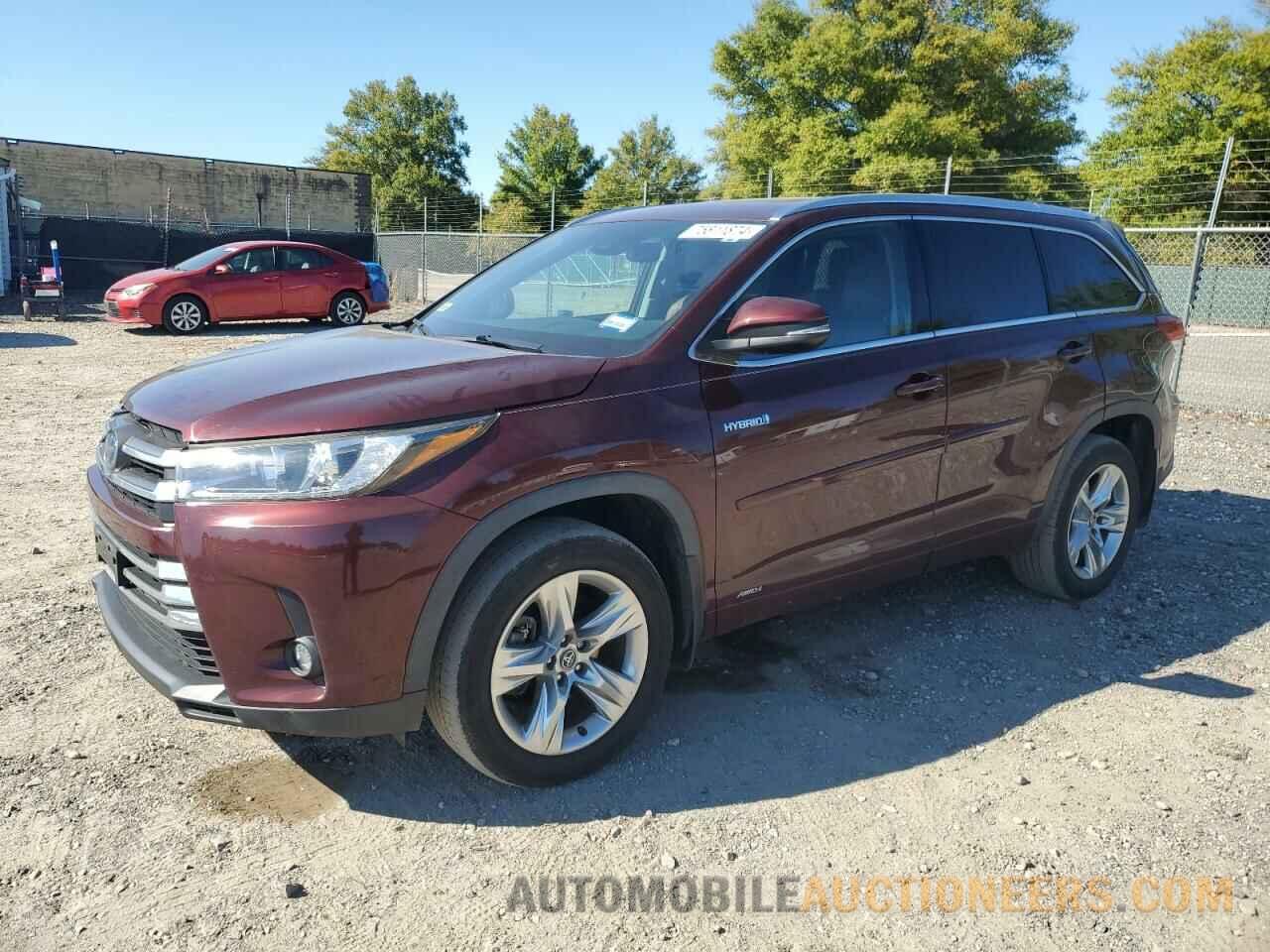 5TDDGRFH7KS067483 TOYOTA HIGHLANDER 2019