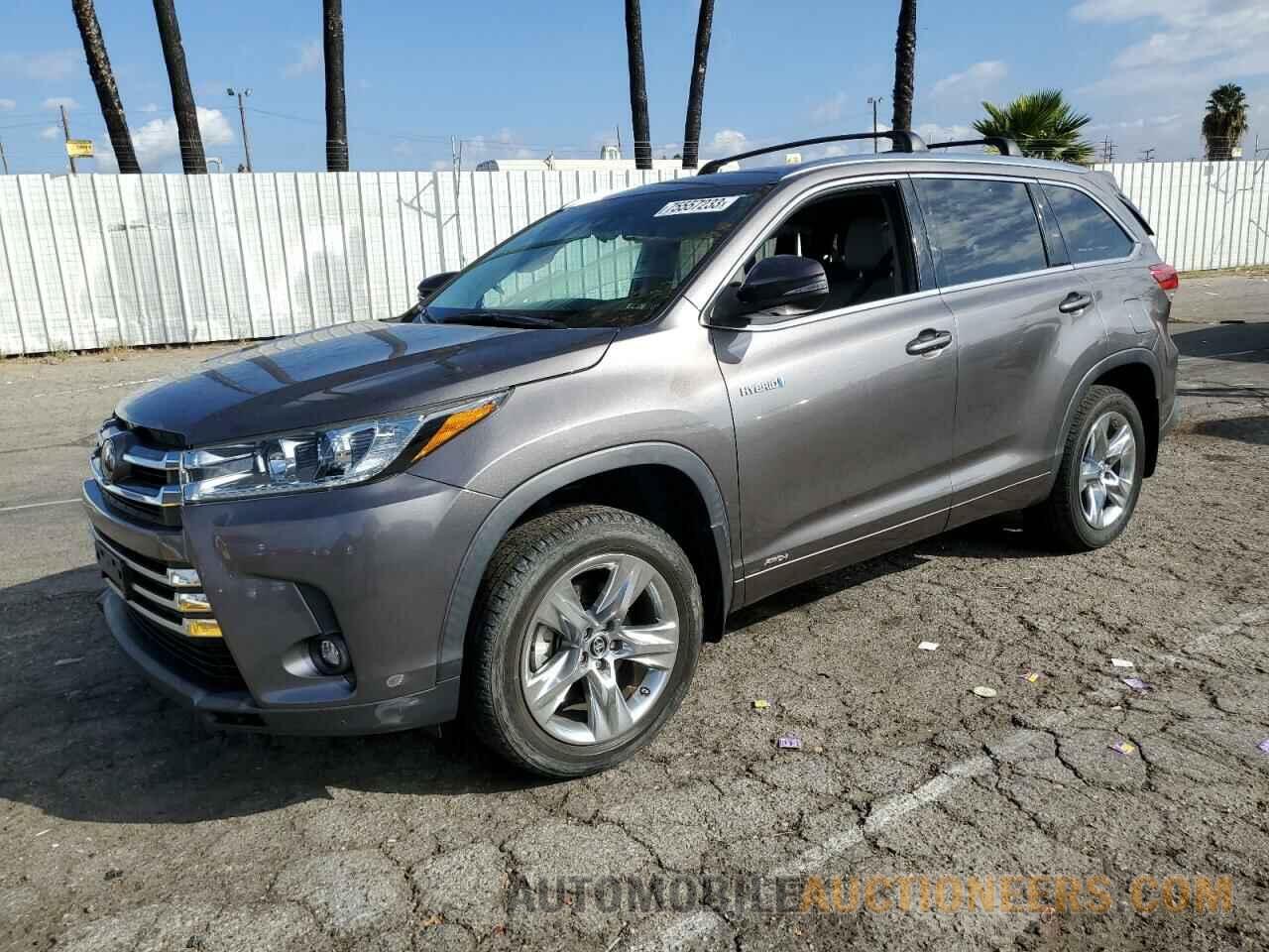 5TDDGRFH7KS077754 TOYOTA HIGHLANDER 2019