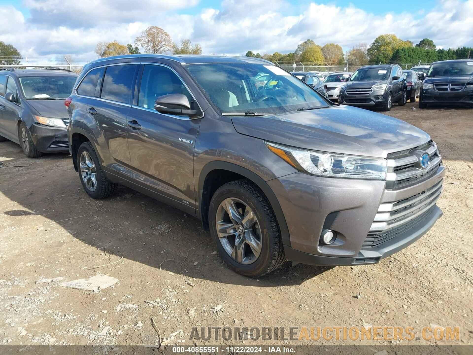 5TDDGRFH8HS021637 TOYOTA HIGHLANDER 2017