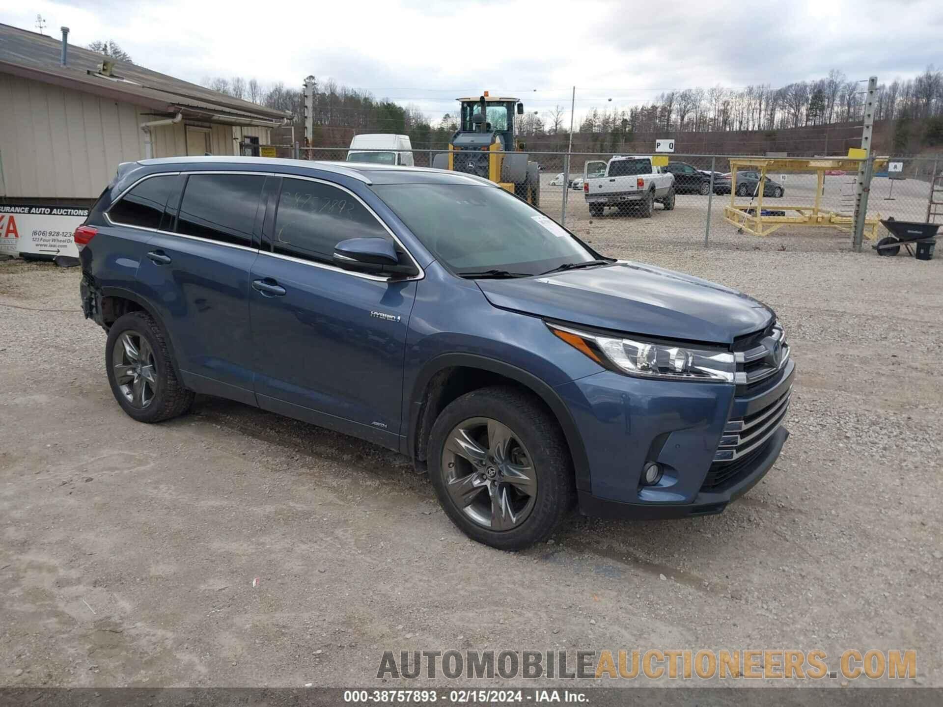 5TDDGRFH8HS028846 TOYOTA HIGHLANDER HYBRID 2017