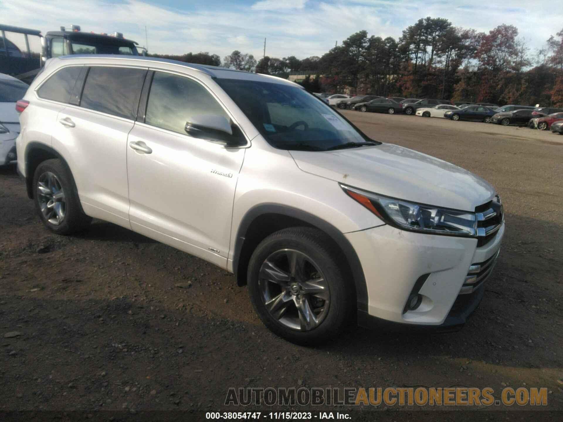 5TDDGRFH8JS041912 TOYOTA HIGHLANDER HYBRID 2018