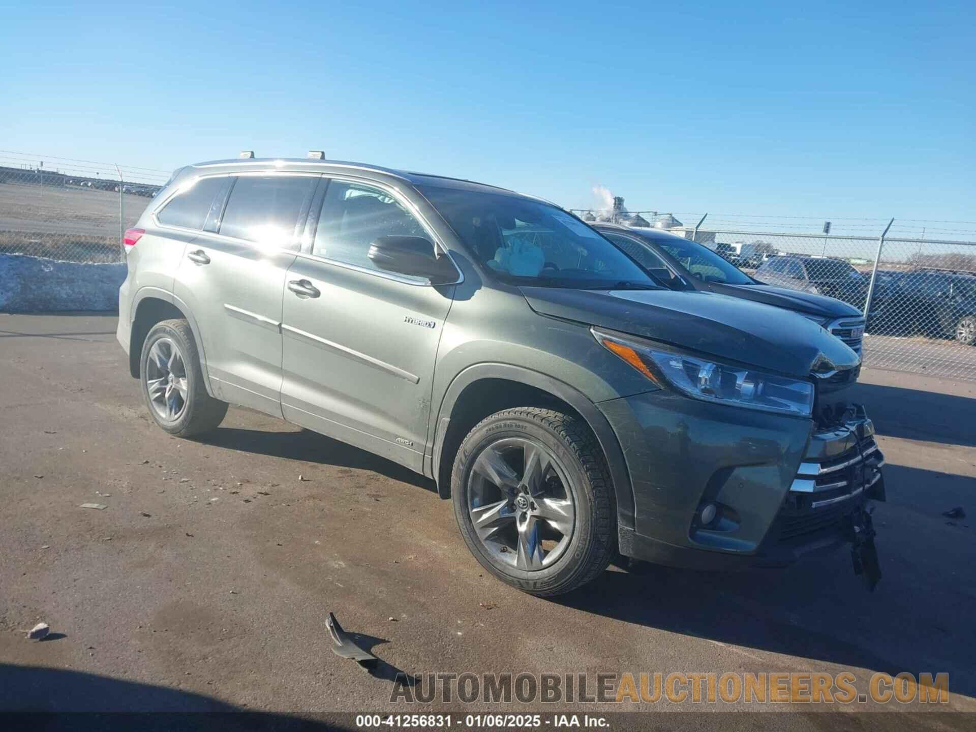 5TDDGRFH8JS045443 TOYOTA HIGHLANDER HYBRID 2018