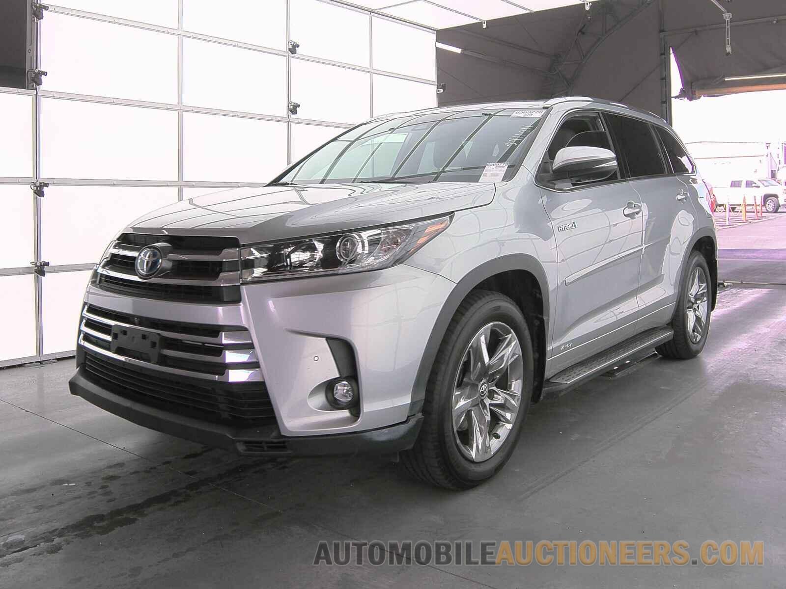 5TDDGRFH8KS070179 Toyota Highlander Hybrid 2019