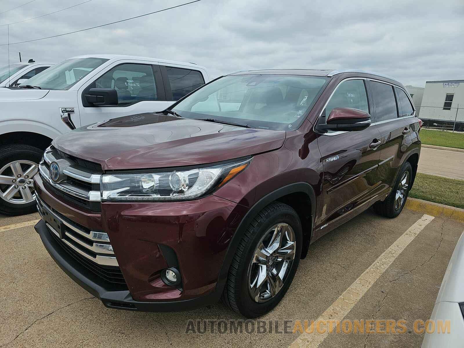 5TDDGRFH9KS063046 Toyota Highlander Hybrid 2019