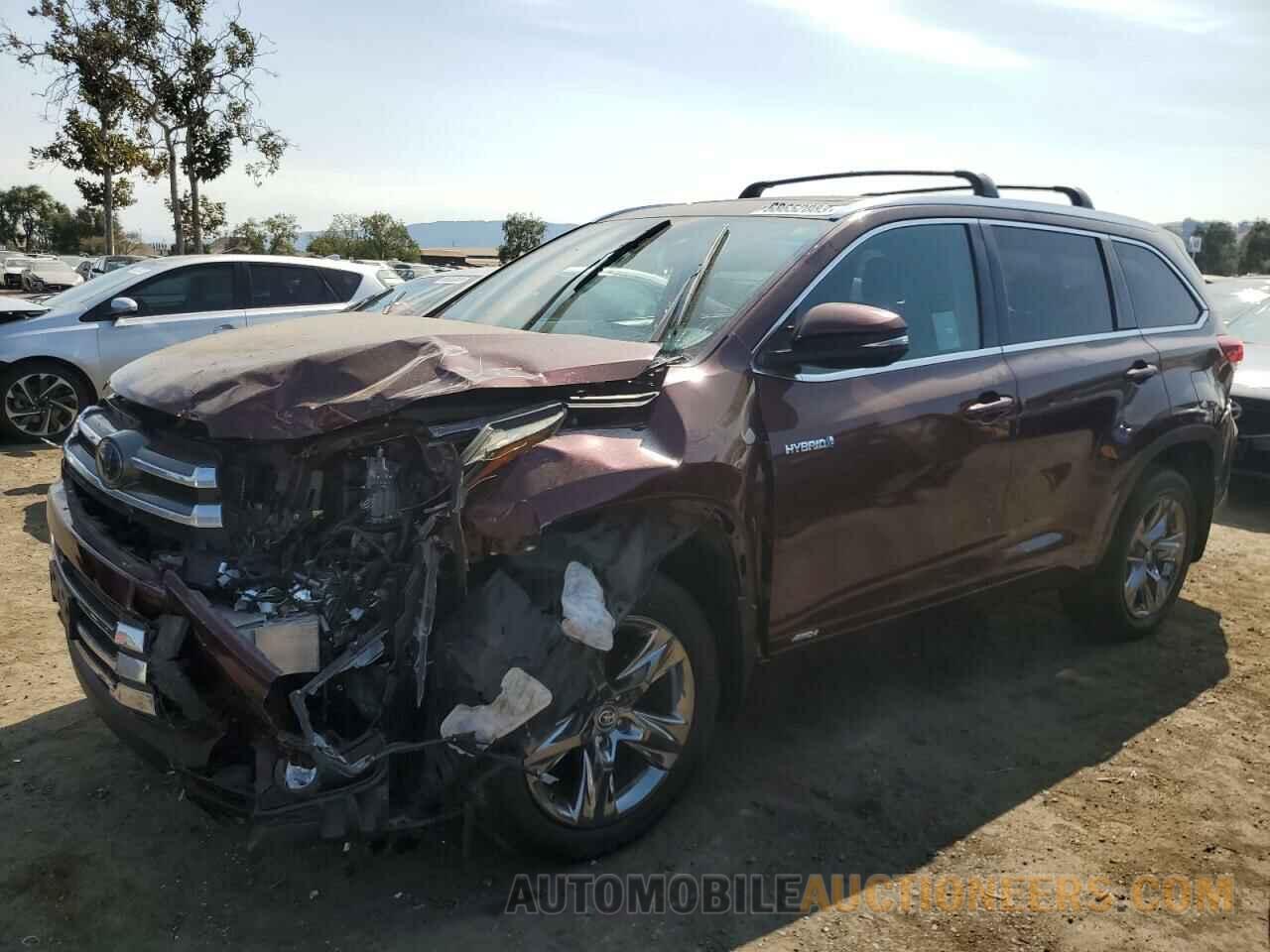 5TDDGRFH9KS070417 TOYOTA HIGHLANDER 2019