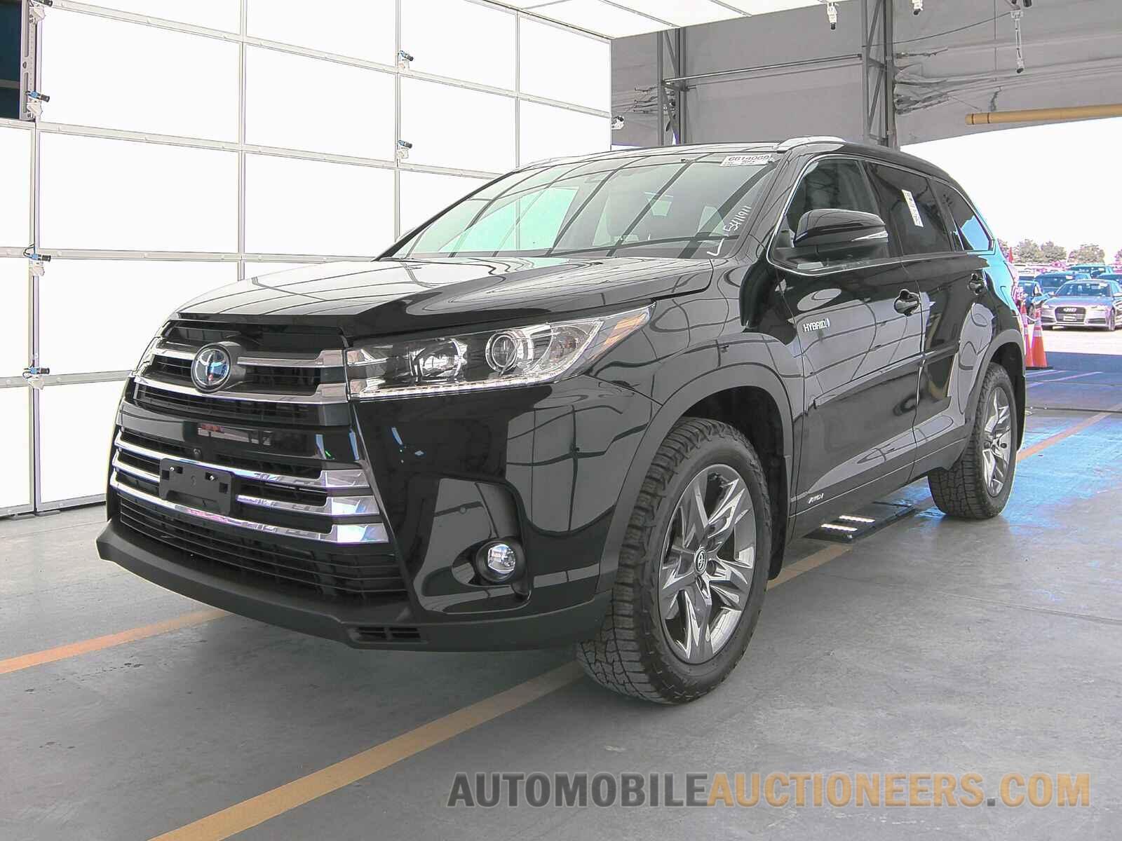 5TDDGRFH9KS072149 Toyota Highlander Hybrid 2019