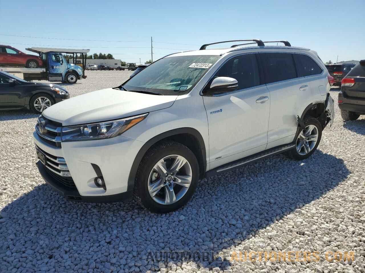 5TDDGRFHXKS056266 TOYOTA HIGHLANDER 2019