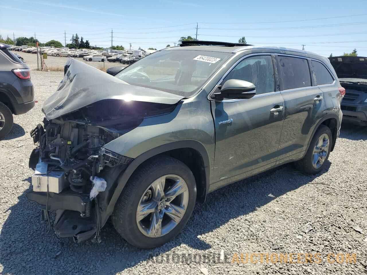 5TDDGRFHXKS056722 TOYOTA HIGHLANDER 2019