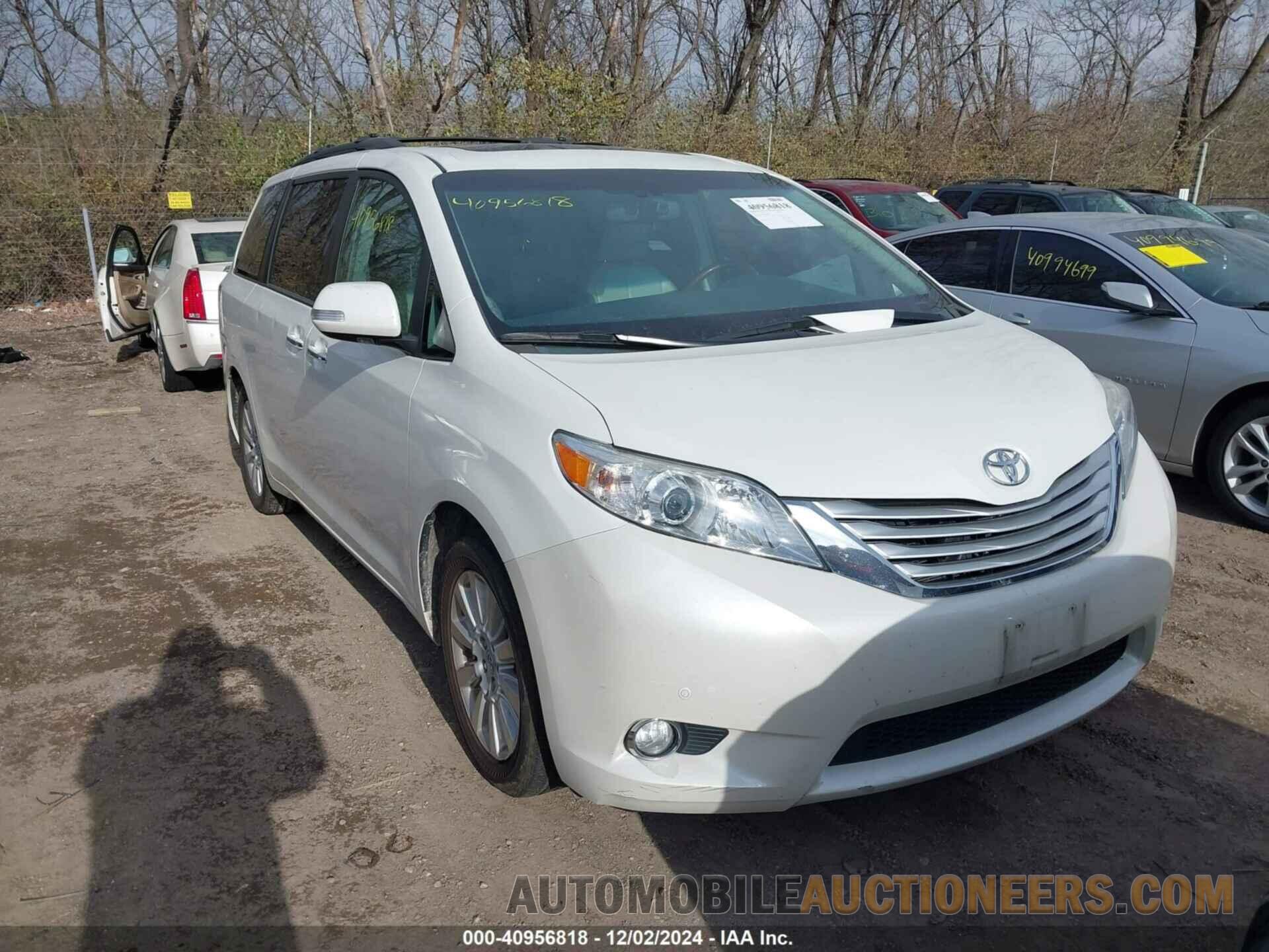 5TDDK3DC0ES078106 TOYOTA SIENNA 2014