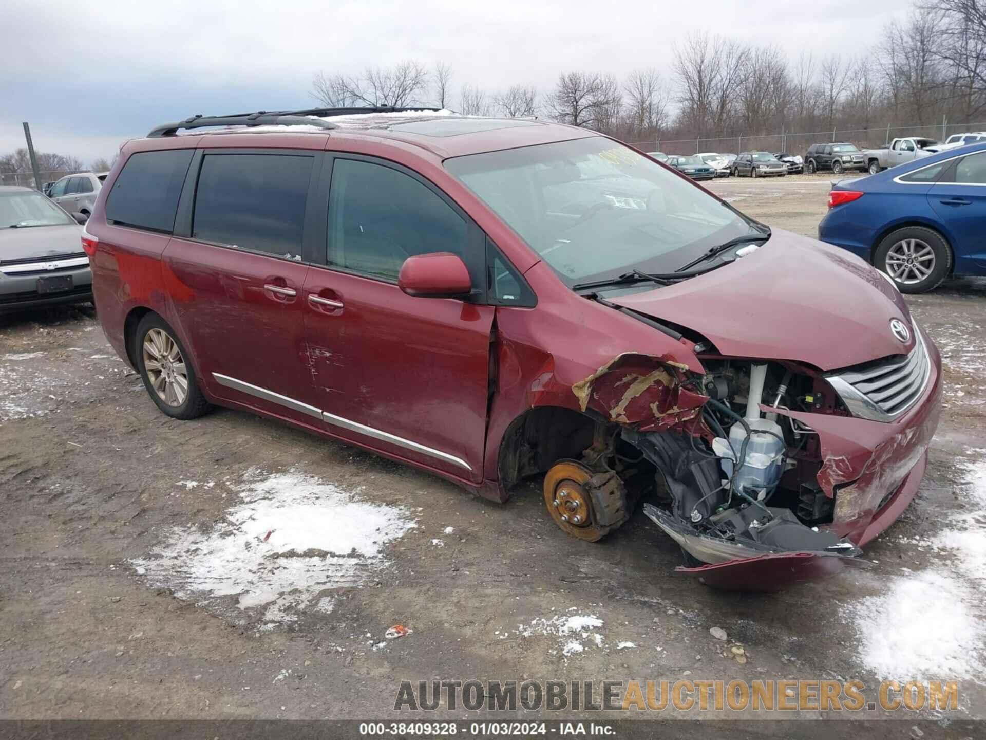 5TDDK3DC0FS102762 TOYOTA SIENNA 2015