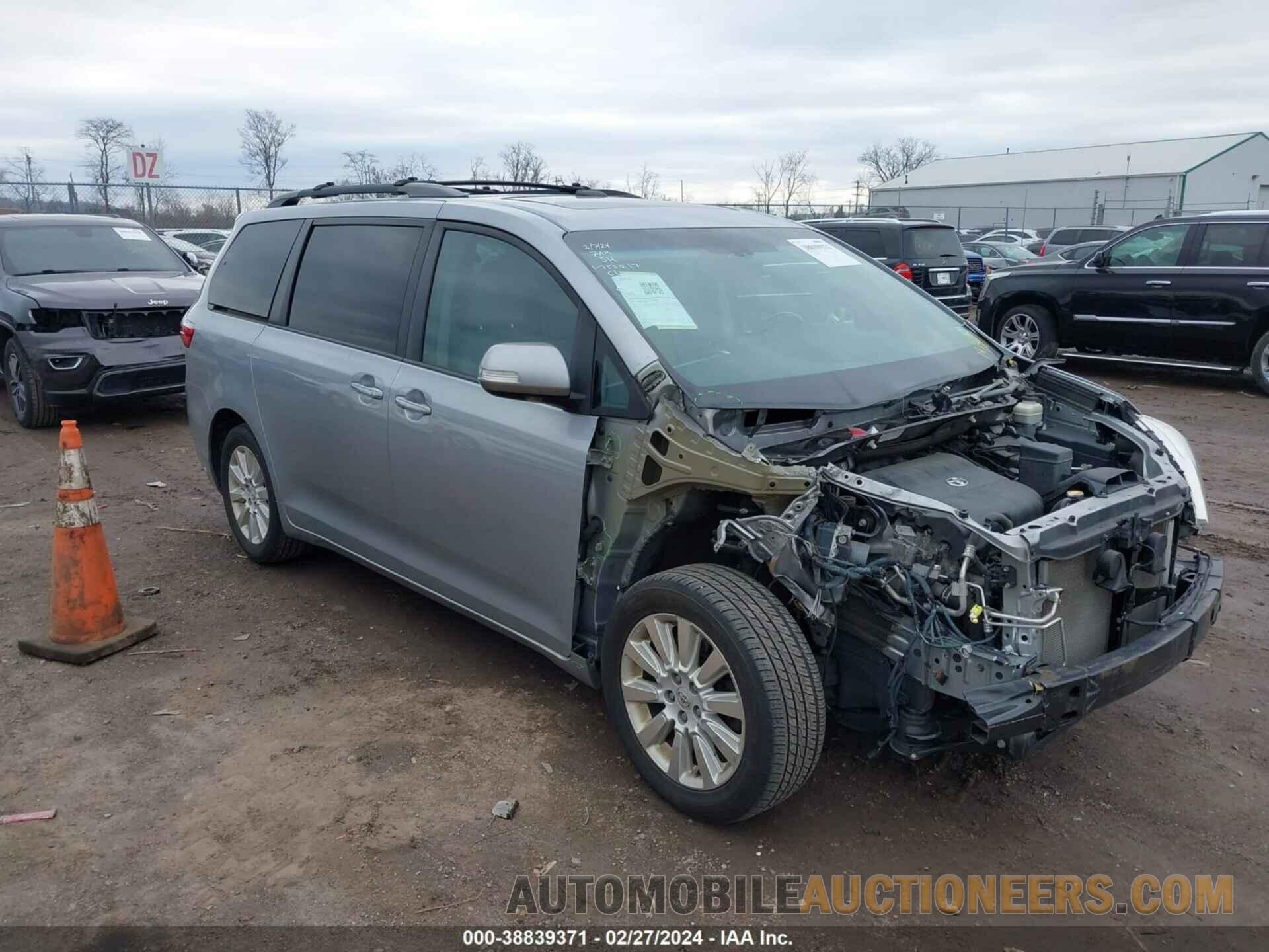 5TDDK3DC0FS109498 TOYOTA SIENNA 2015