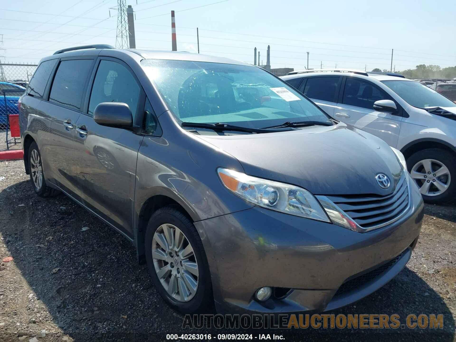 5TDDK3DC0FS119108 TOYOTA SIENNA 2015